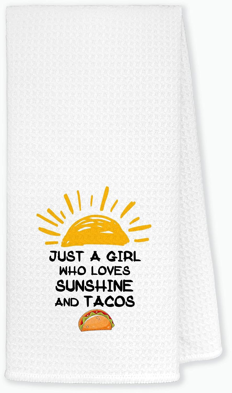 FULSOE Sunshine and Tacos Kitchen Towels 24x16