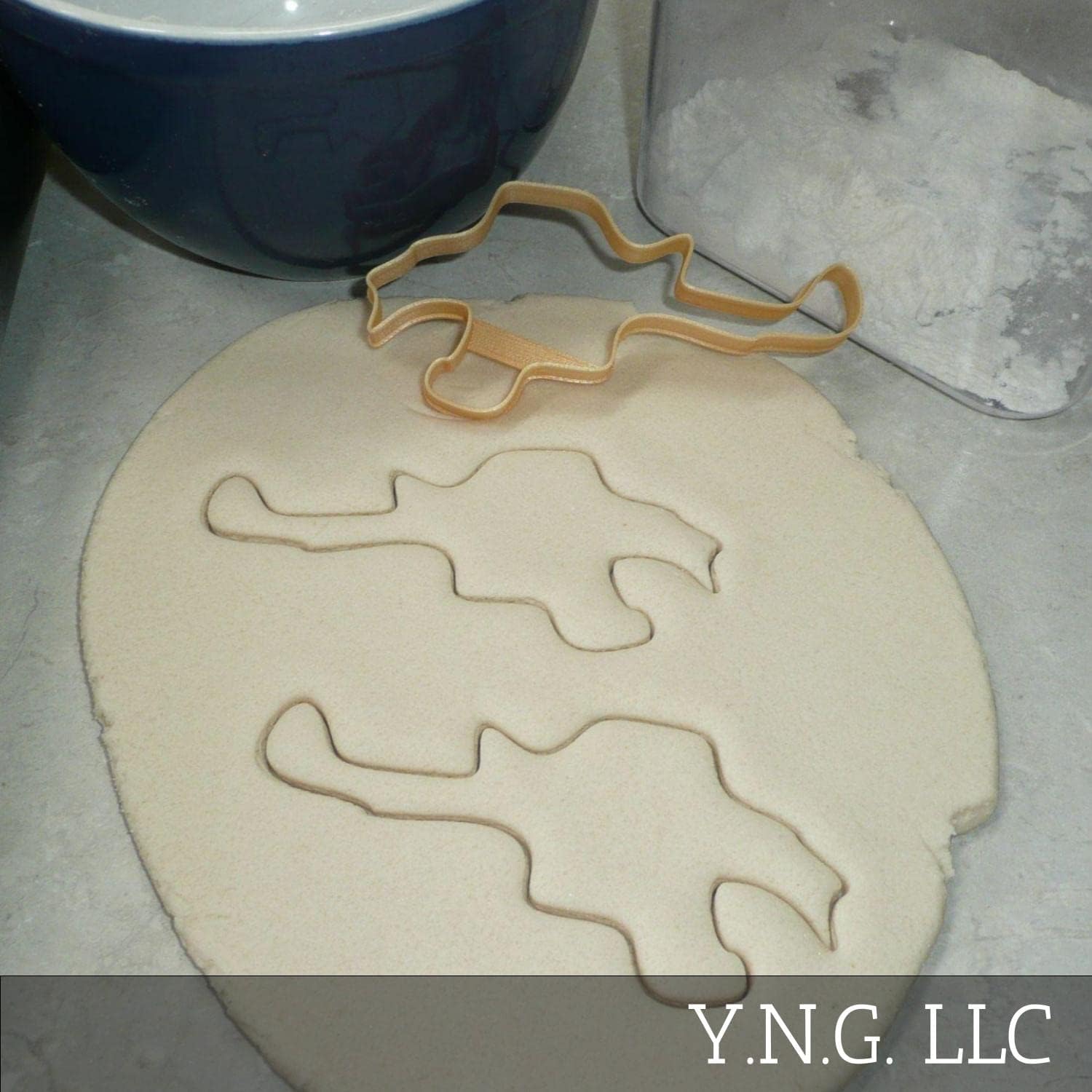 CEIBA USA Cookie Cutter - Puerto Rico Outline 475 x 275 x 0625 1