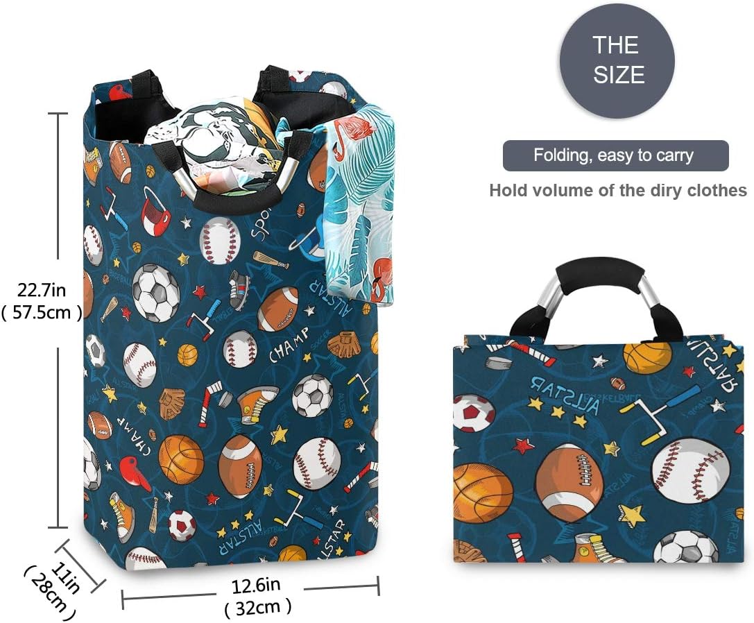 MOYYO Large Foldable Laundry Basket with Handles