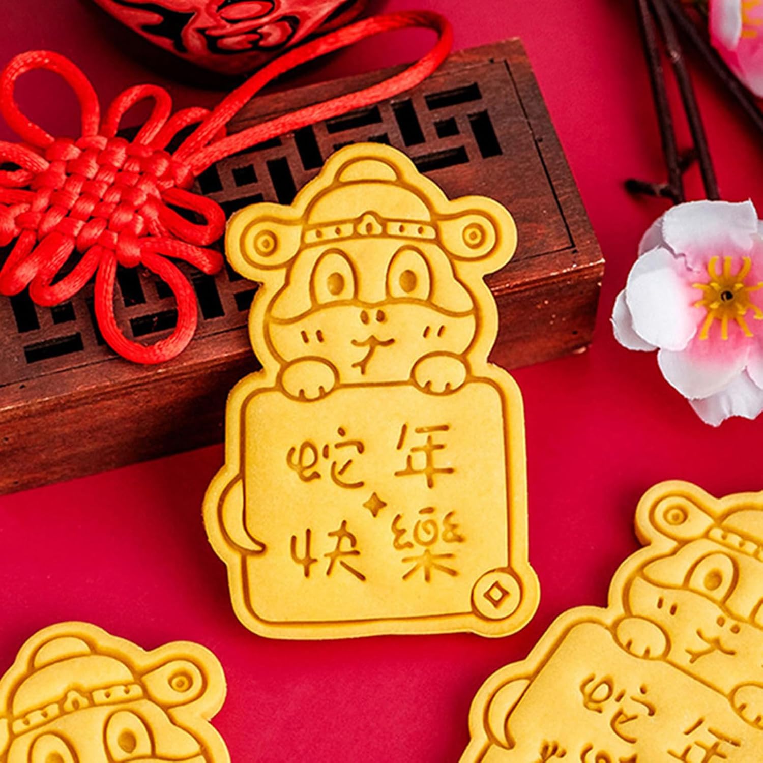Cyni Snake Year Biscuits Mold Cookie Cutter