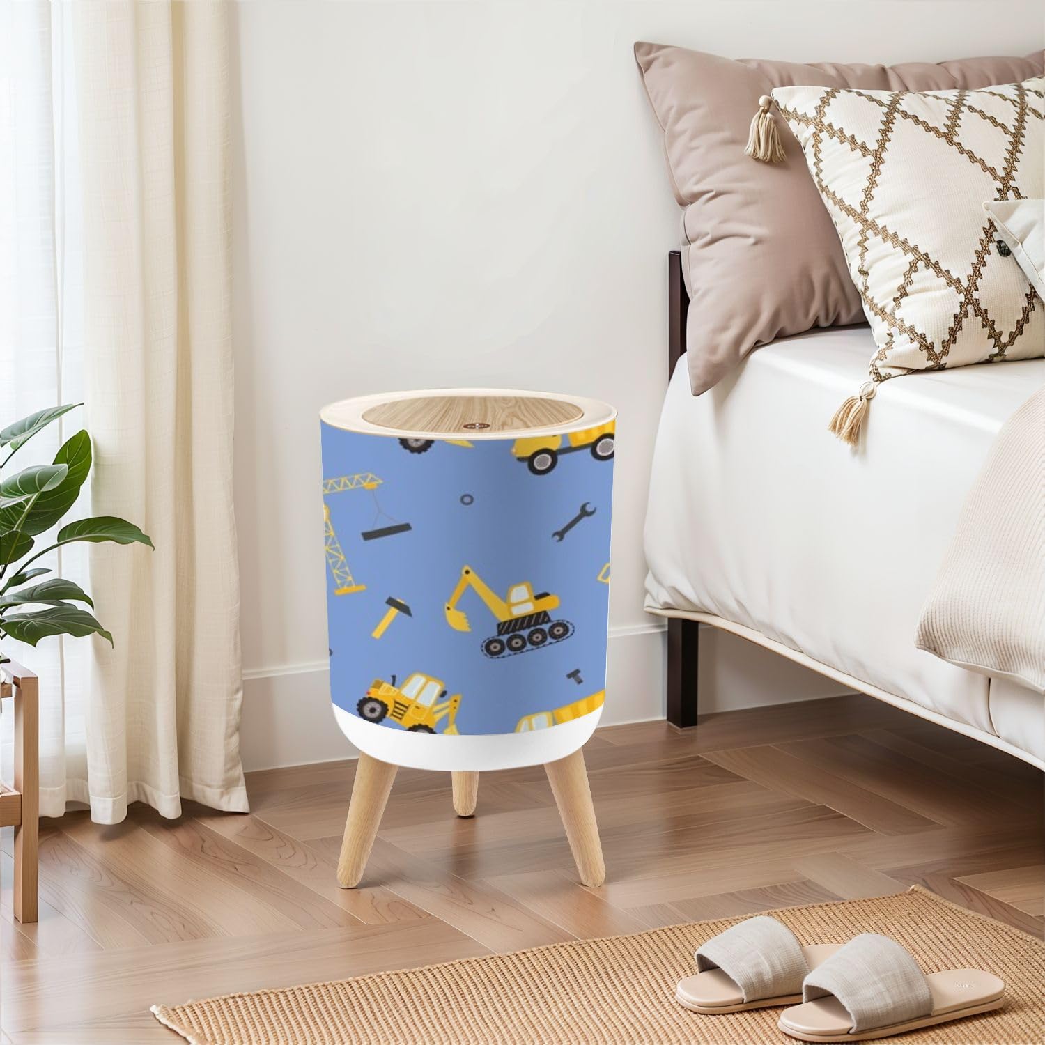 Small Dog Proof Trash Can 18 Gallon with Lid