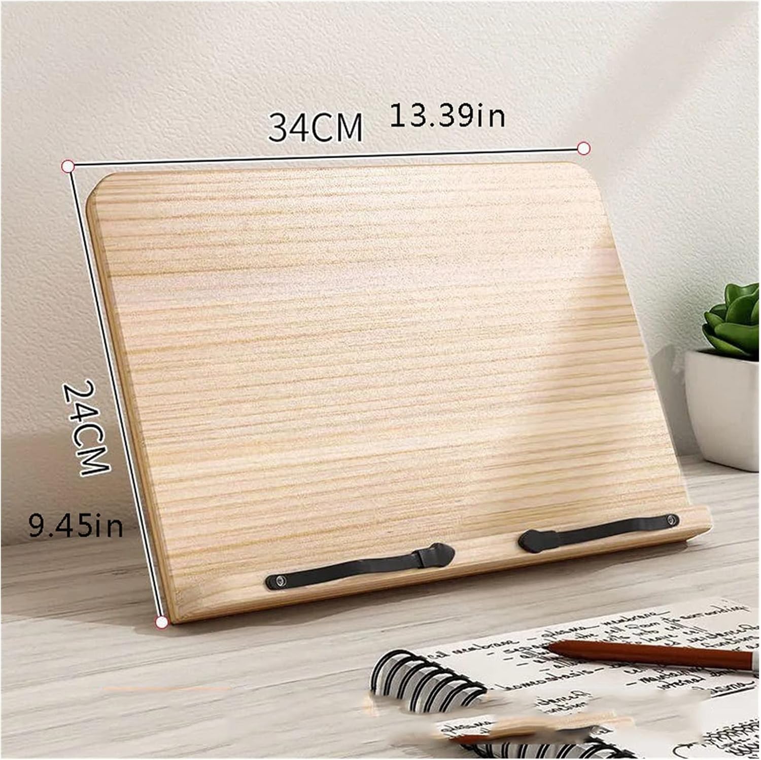 Adjustable Cookbook Stand for Home Office Kitchen