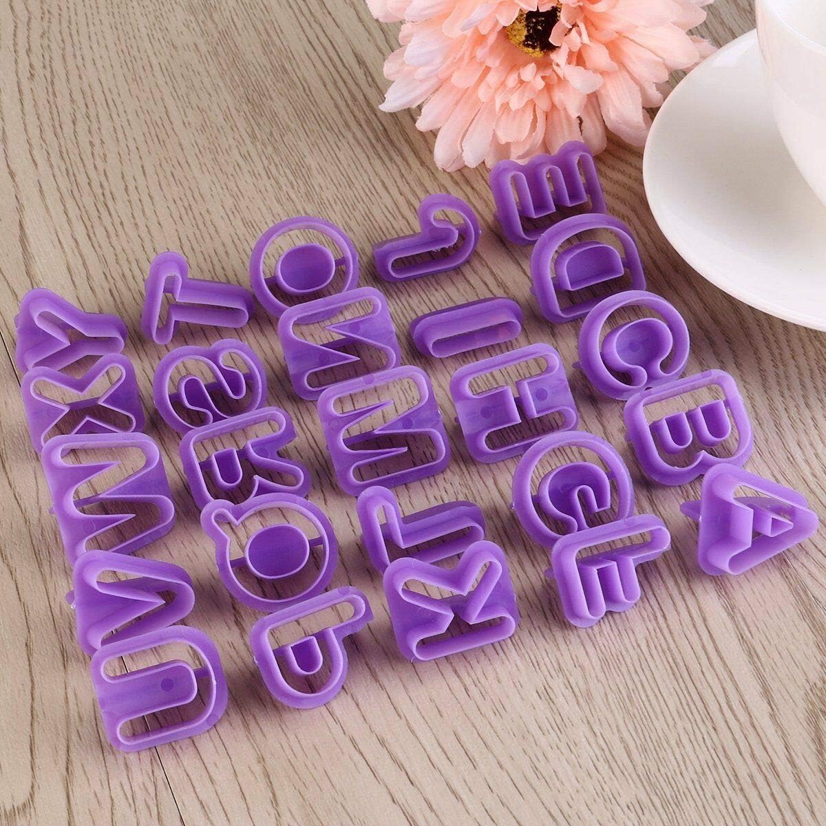 40pcs Set Fondant Cutter Mold with Letters and Numbers