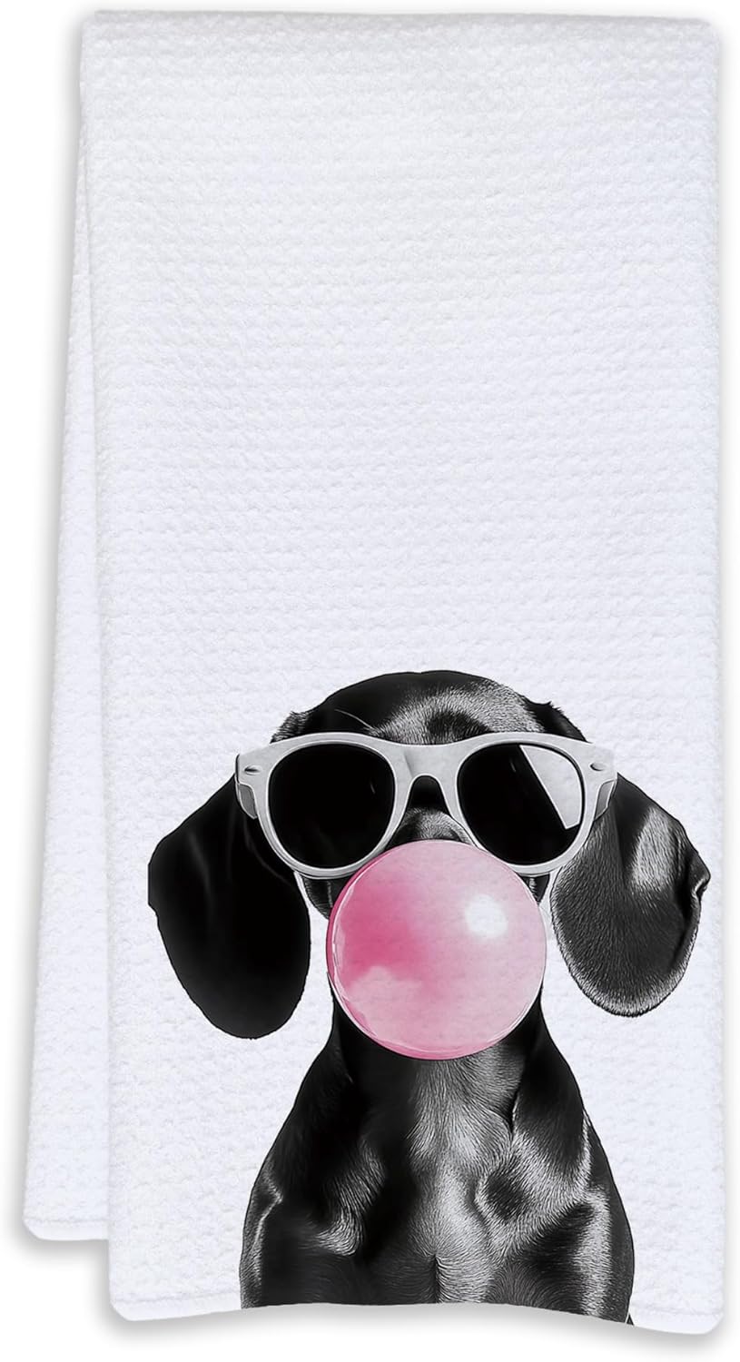 Funny Dachshund Hand Towels 16x24 Inch 1