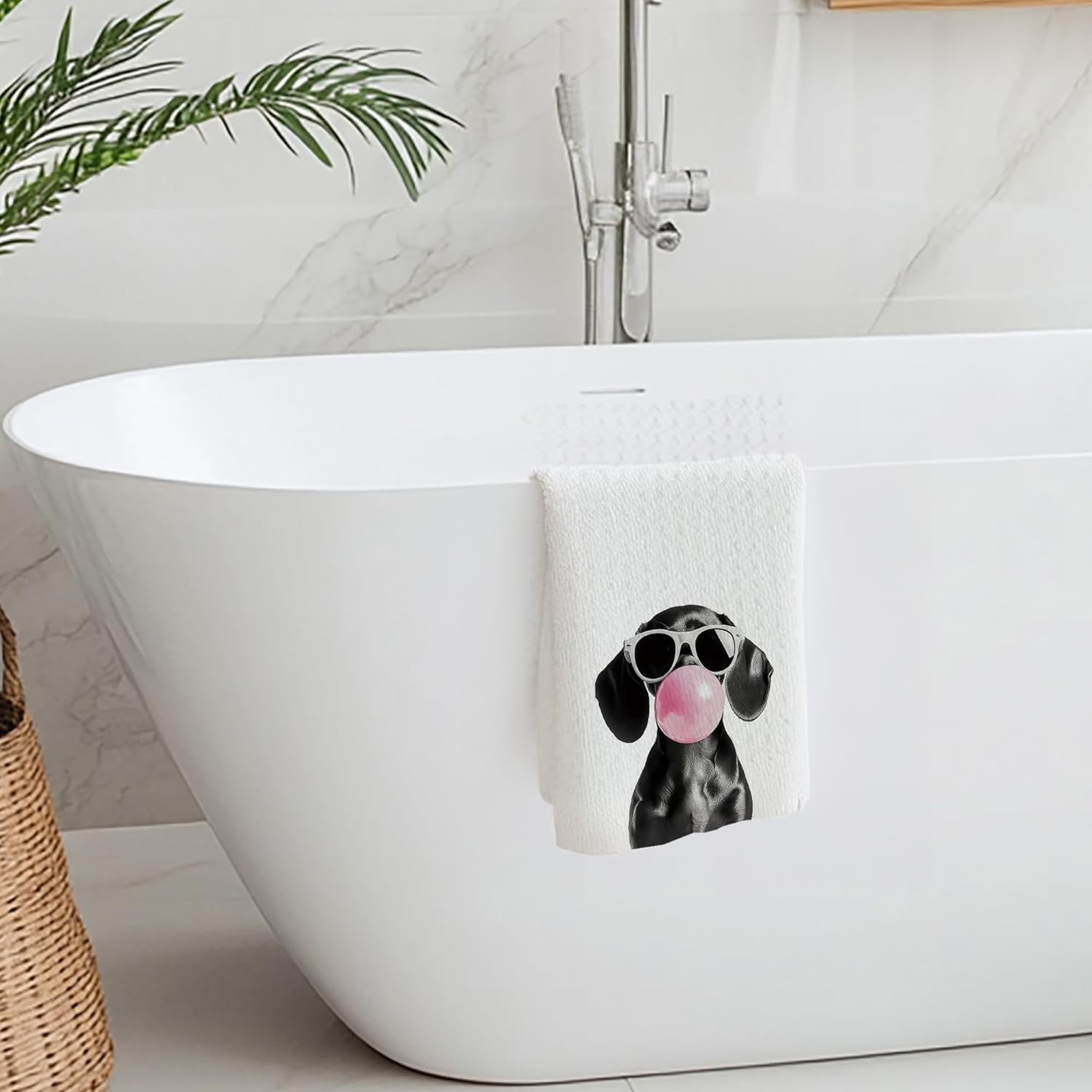 Funny Dachshund Hand Towels 16x24 Inch 1
