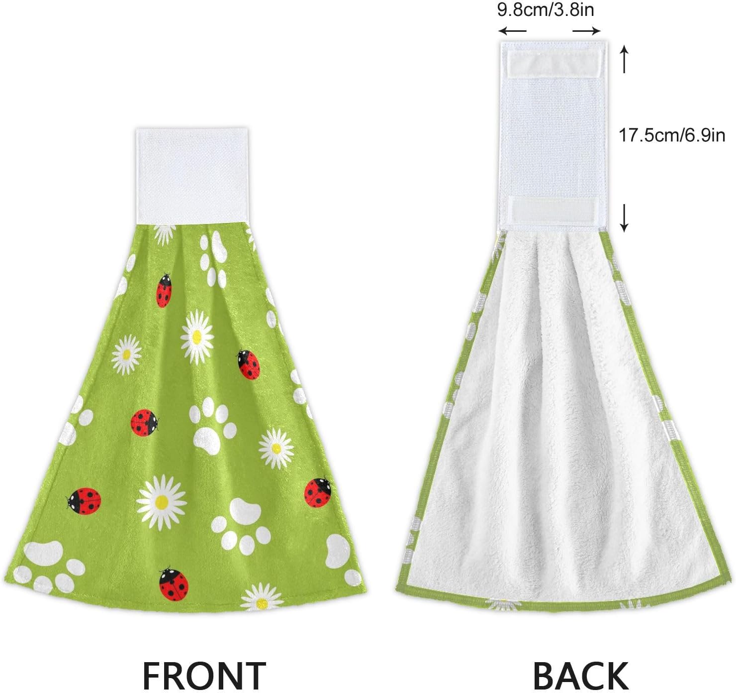 OTVEE Paws and Ladybirds Kitchen Towels 2 Piece
