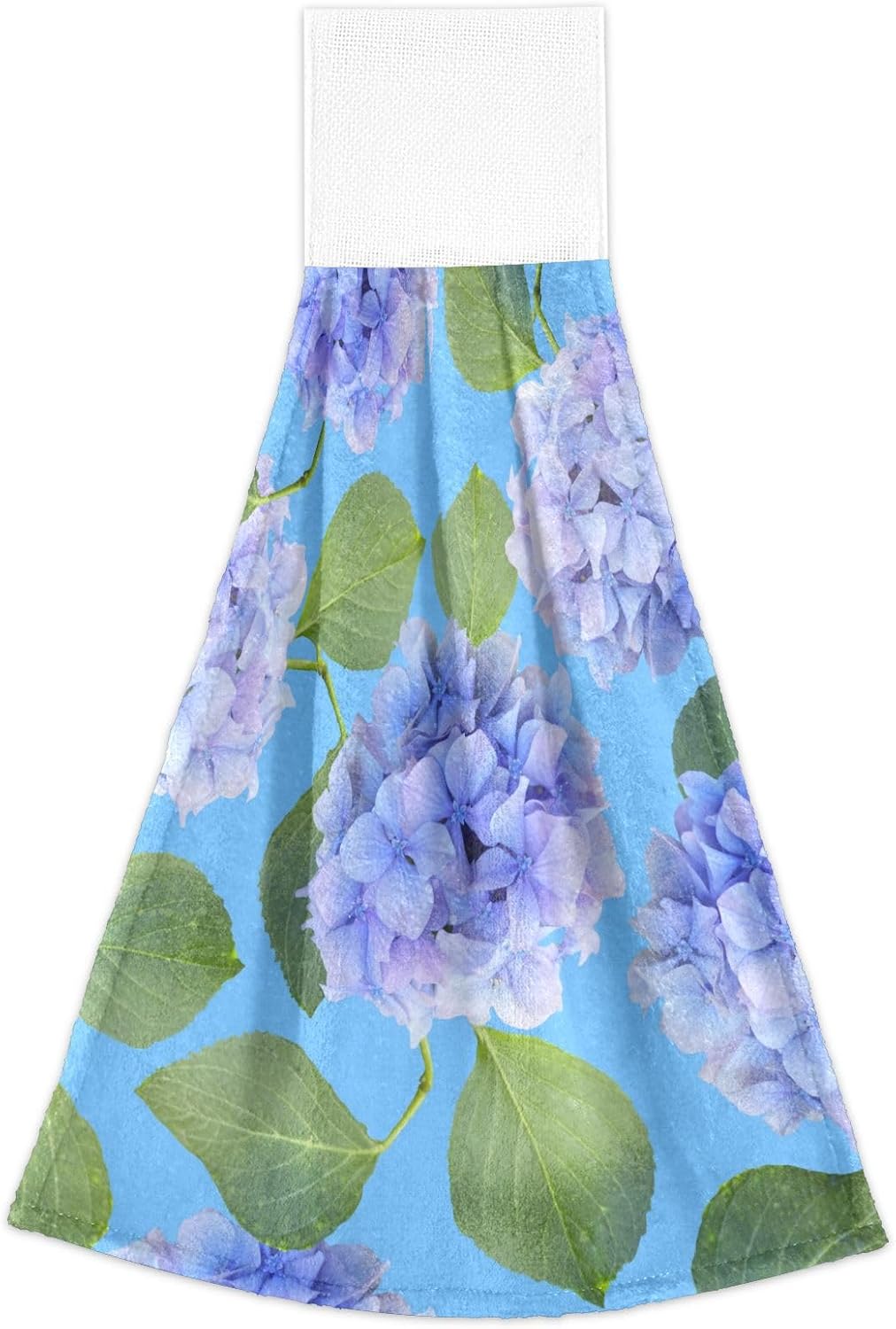 OTVEE Blue Hydrangea Kitchen Towels 2 Pieces