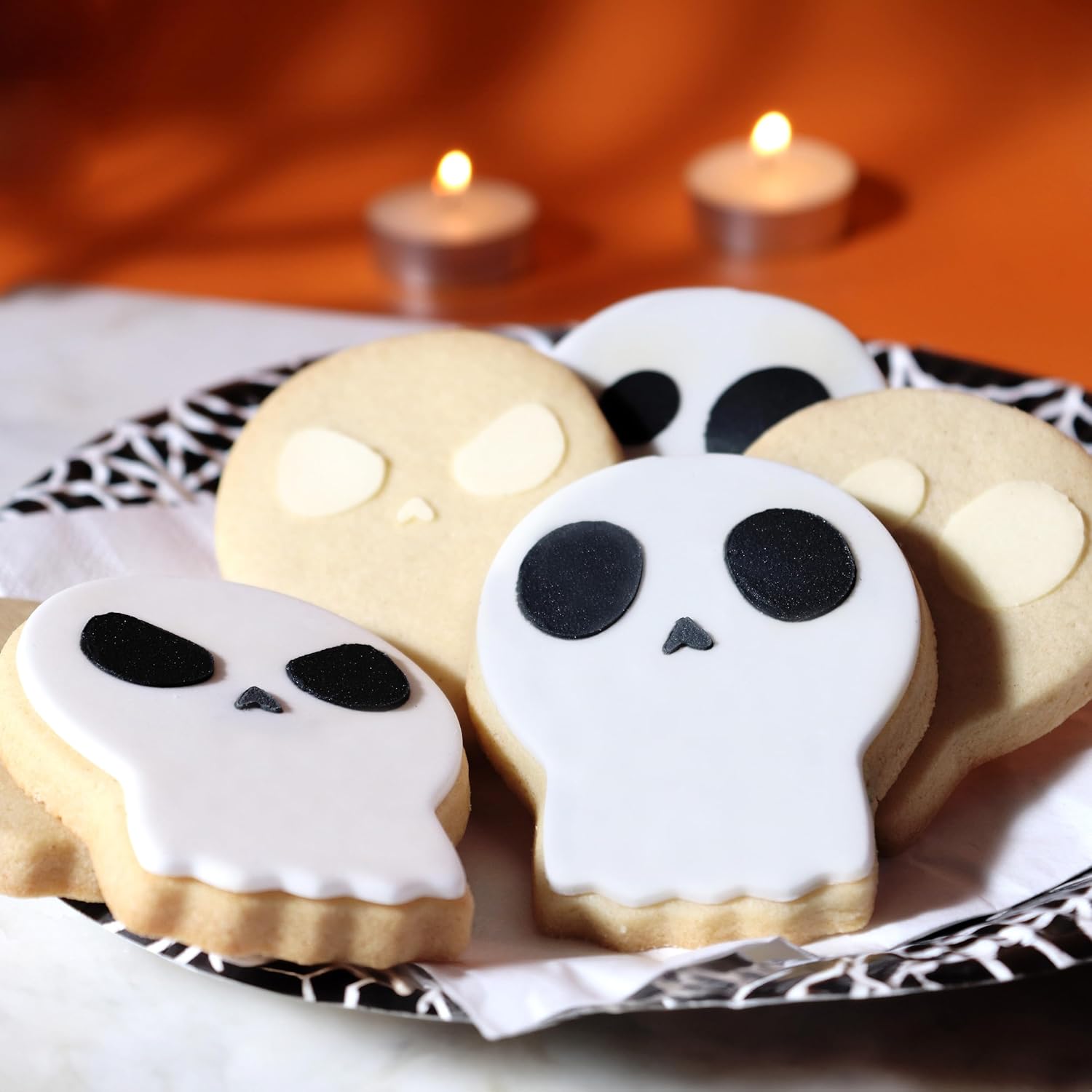 PME Halloween Skull Cookie Cutter Stencils 1