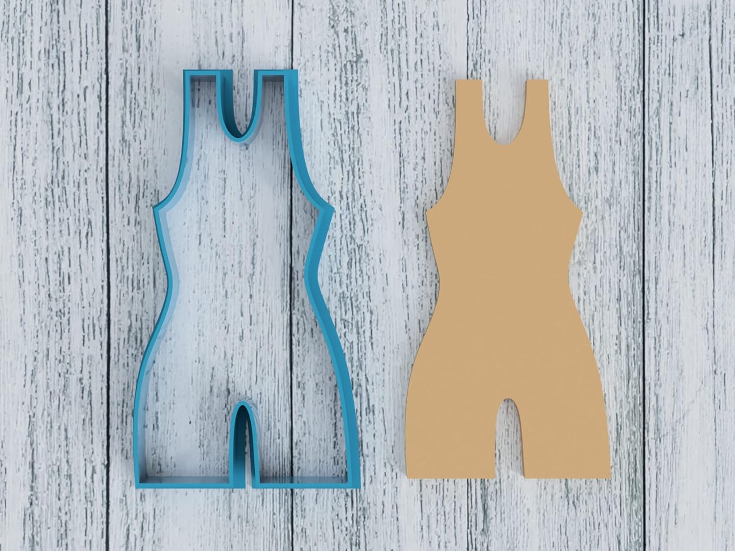 Wrestling Singlet Uniform Cookie Cutter Set 1