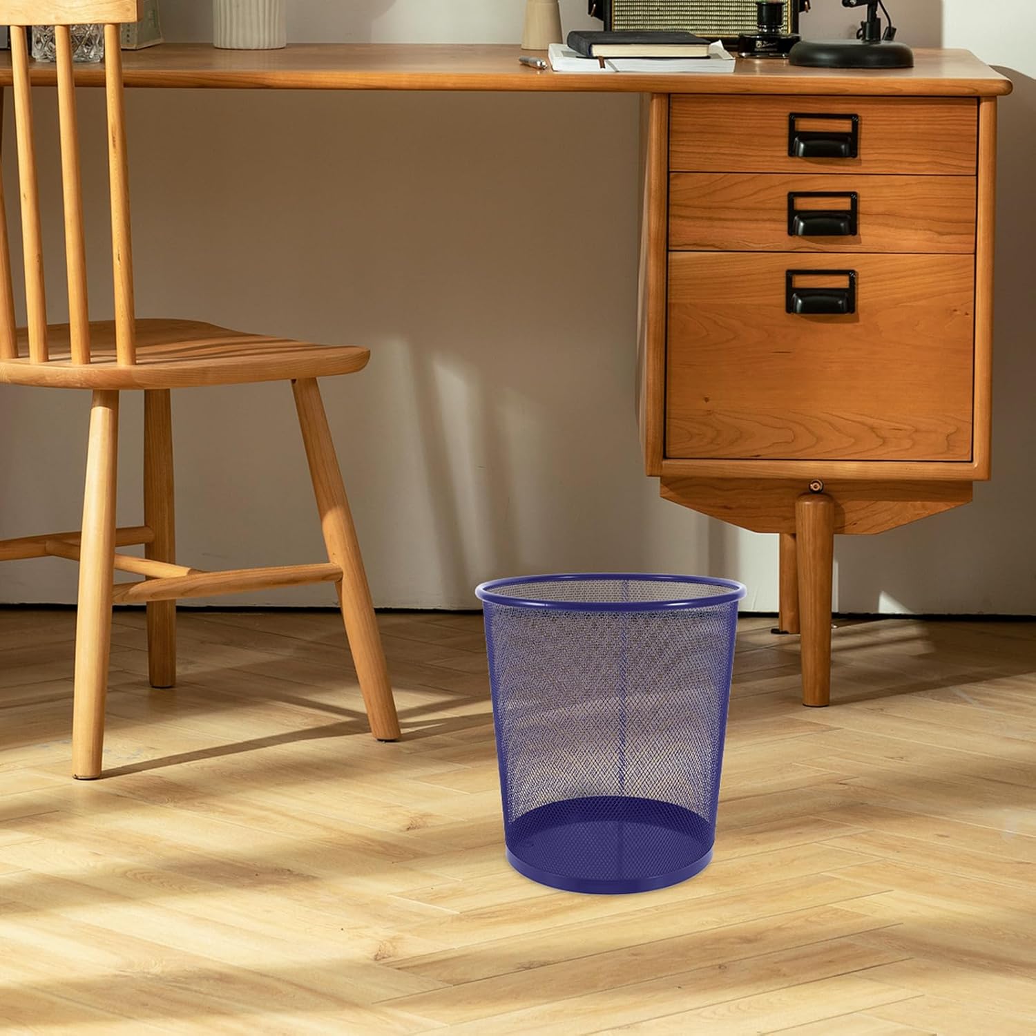 PRETYZOOM 3 Gallon Mesh Trash Can Open Top Waste Basket