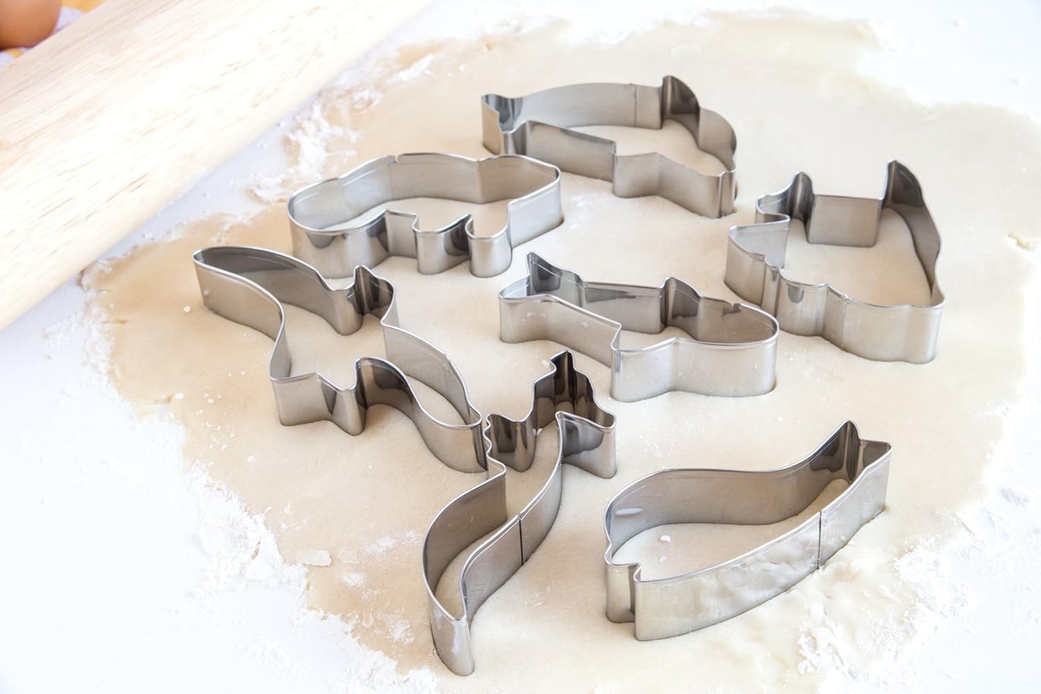 Fox Run Marine Life Cookie Cutters Set - Metallic
