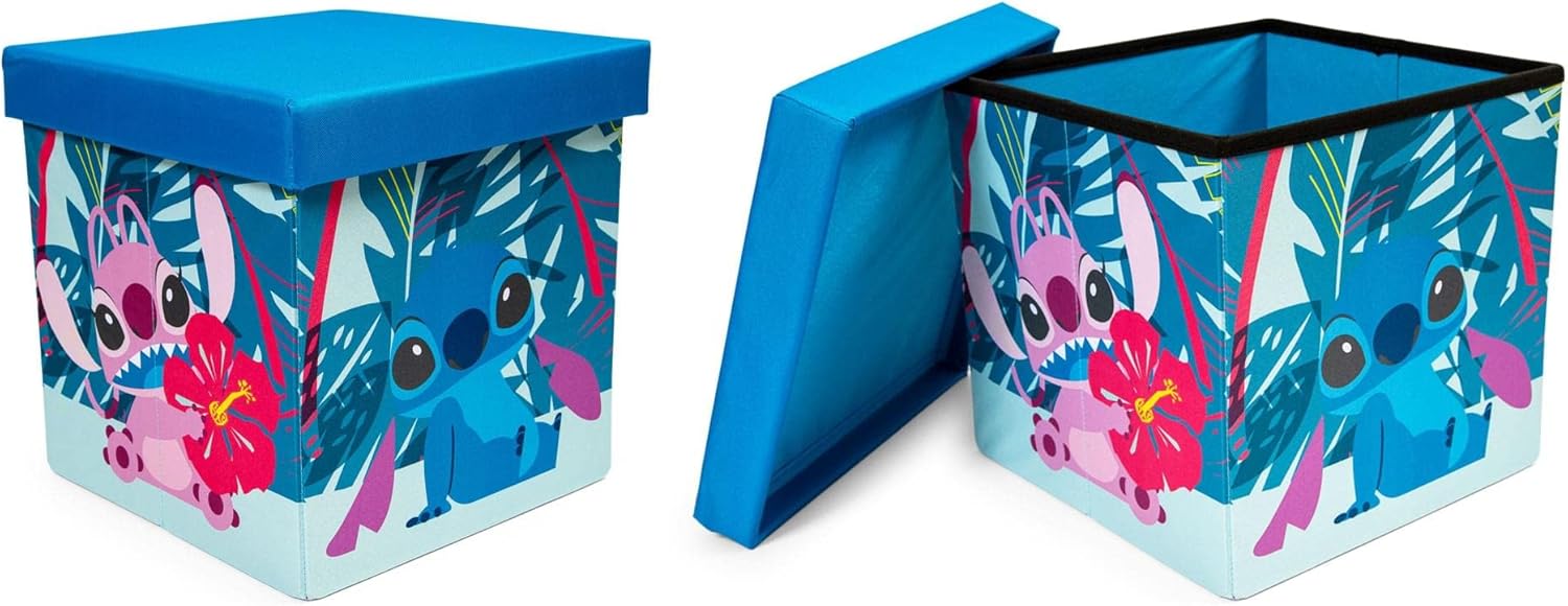Disney Lilo Stitch Storage Bins Set of 2 with Lids