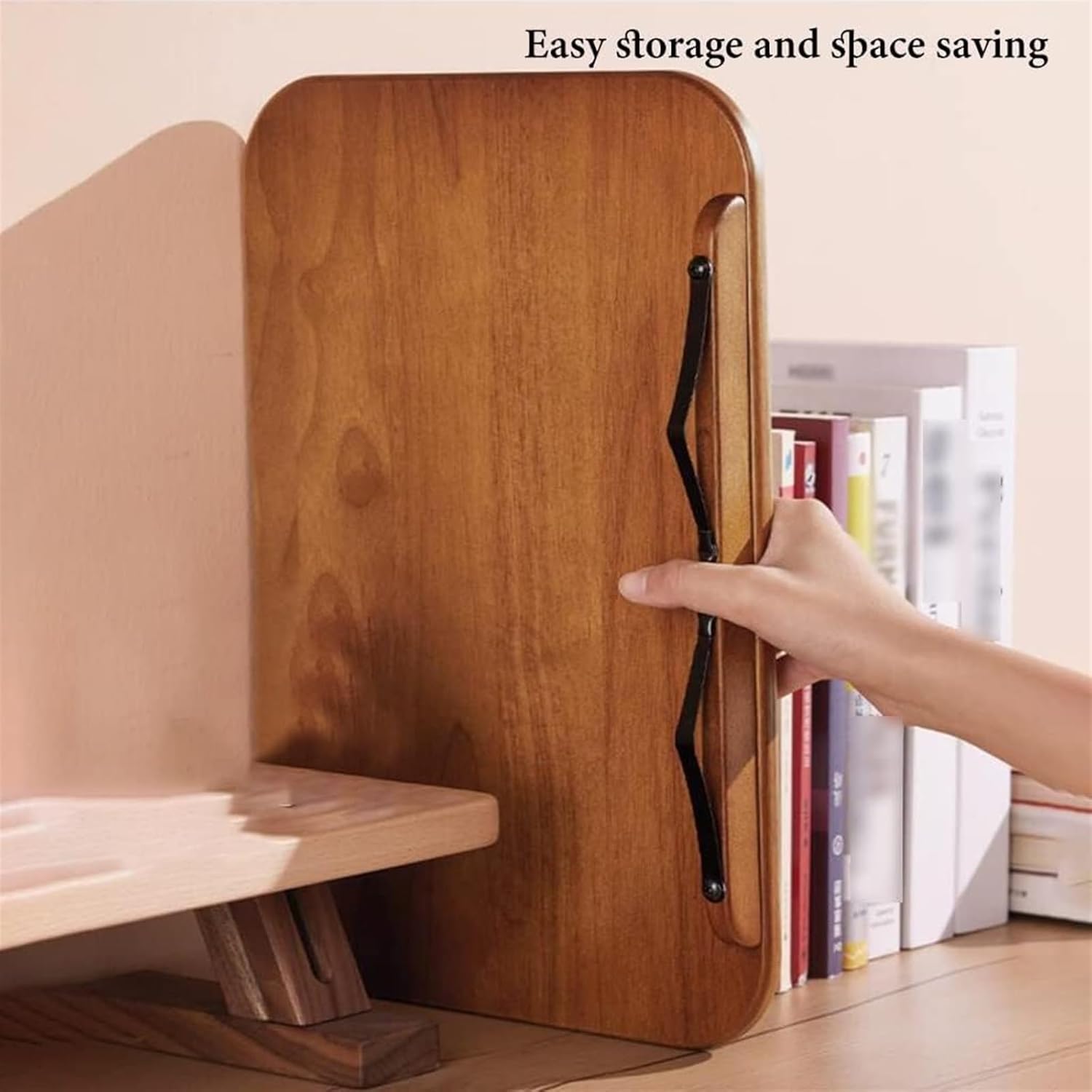 Yuidaaavzz Adjustable Book Stand with Rotating Base and Page Clips