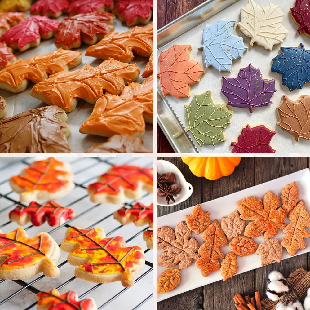Crethinkaty Thanksgiving Christmas Plungers Fondant Cutters