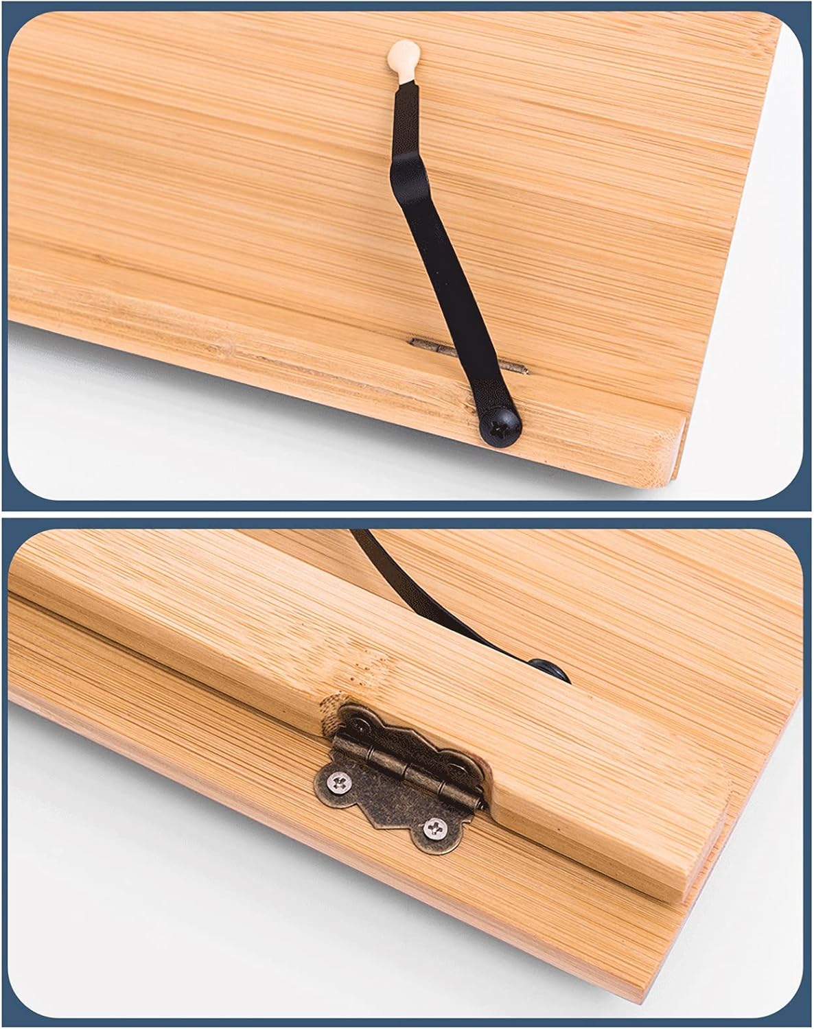 Yuidaaavzz Adjustable Book Stand for Kitchen and Office