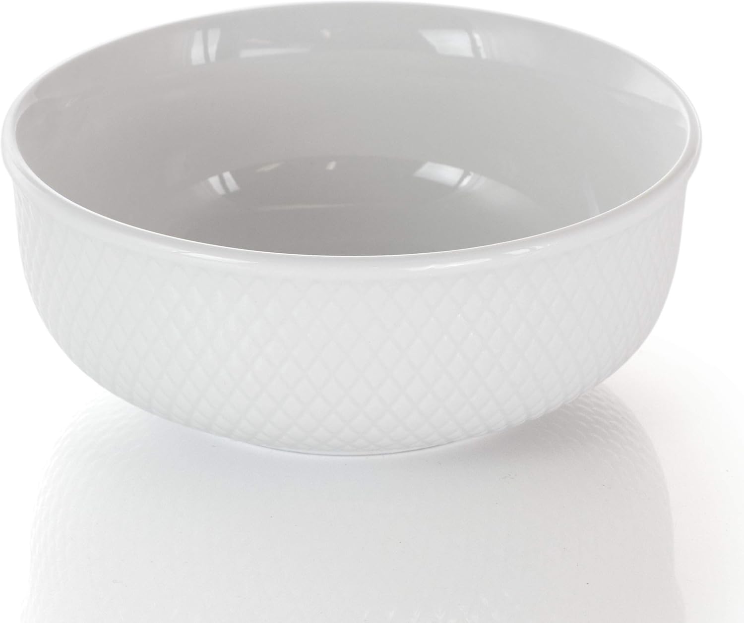 Elama White Porcelain Dinnerware Set 18 Piece