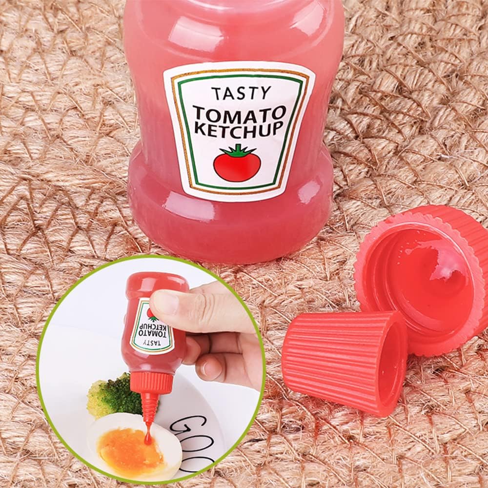 TopHomer Mini Condiment Squeeze Bottles Set