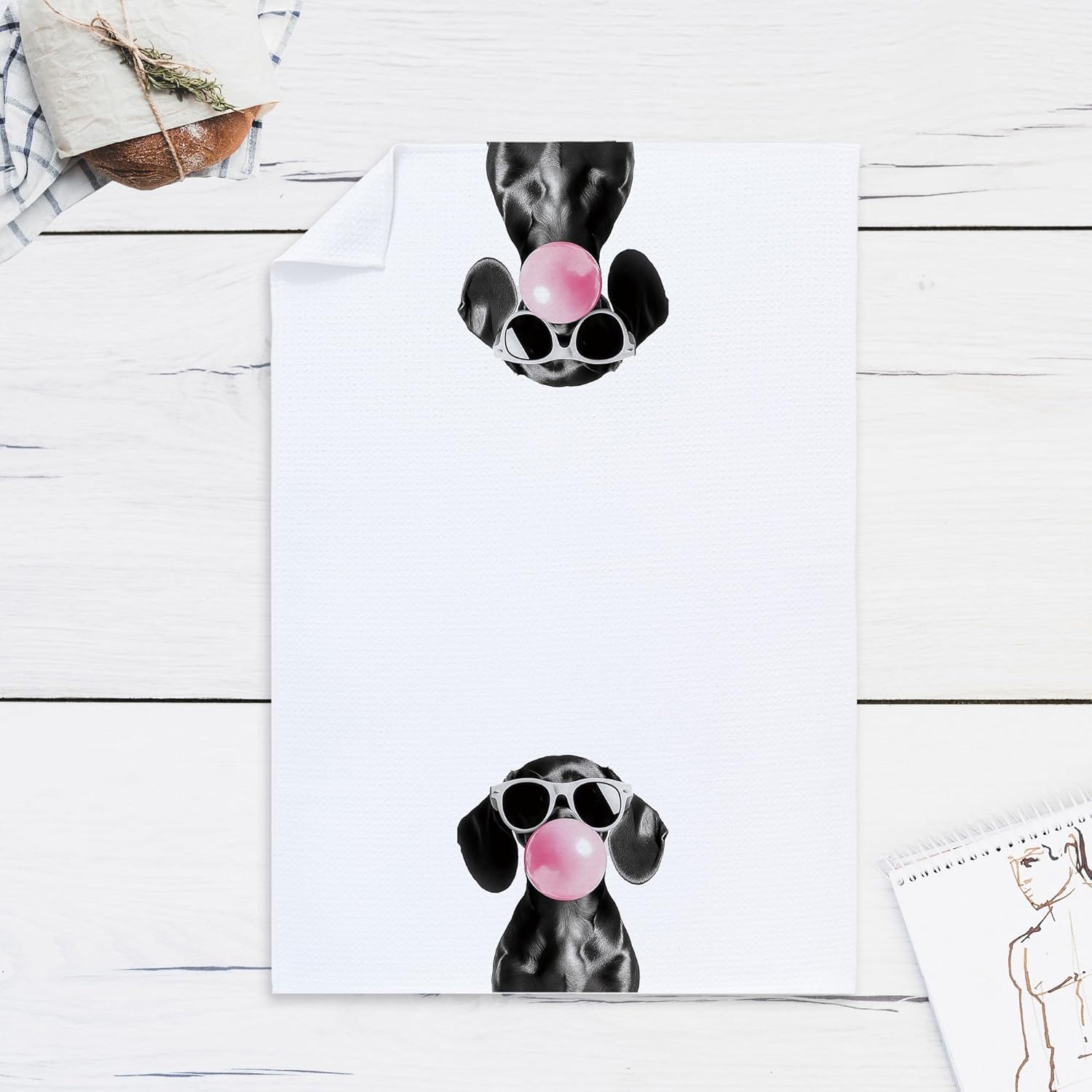 Funny Dachshund Hand Towels 16x24 Inch 1