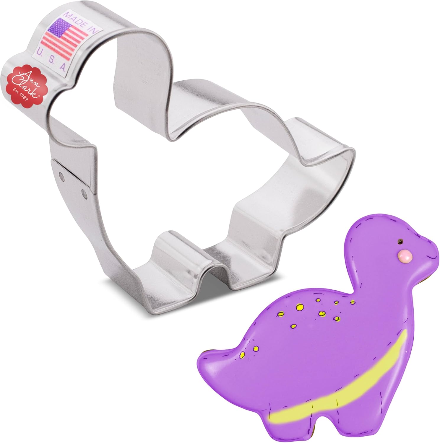 Dinosaur Cookie Cutter Brontosaurus 388 Made in USA 1