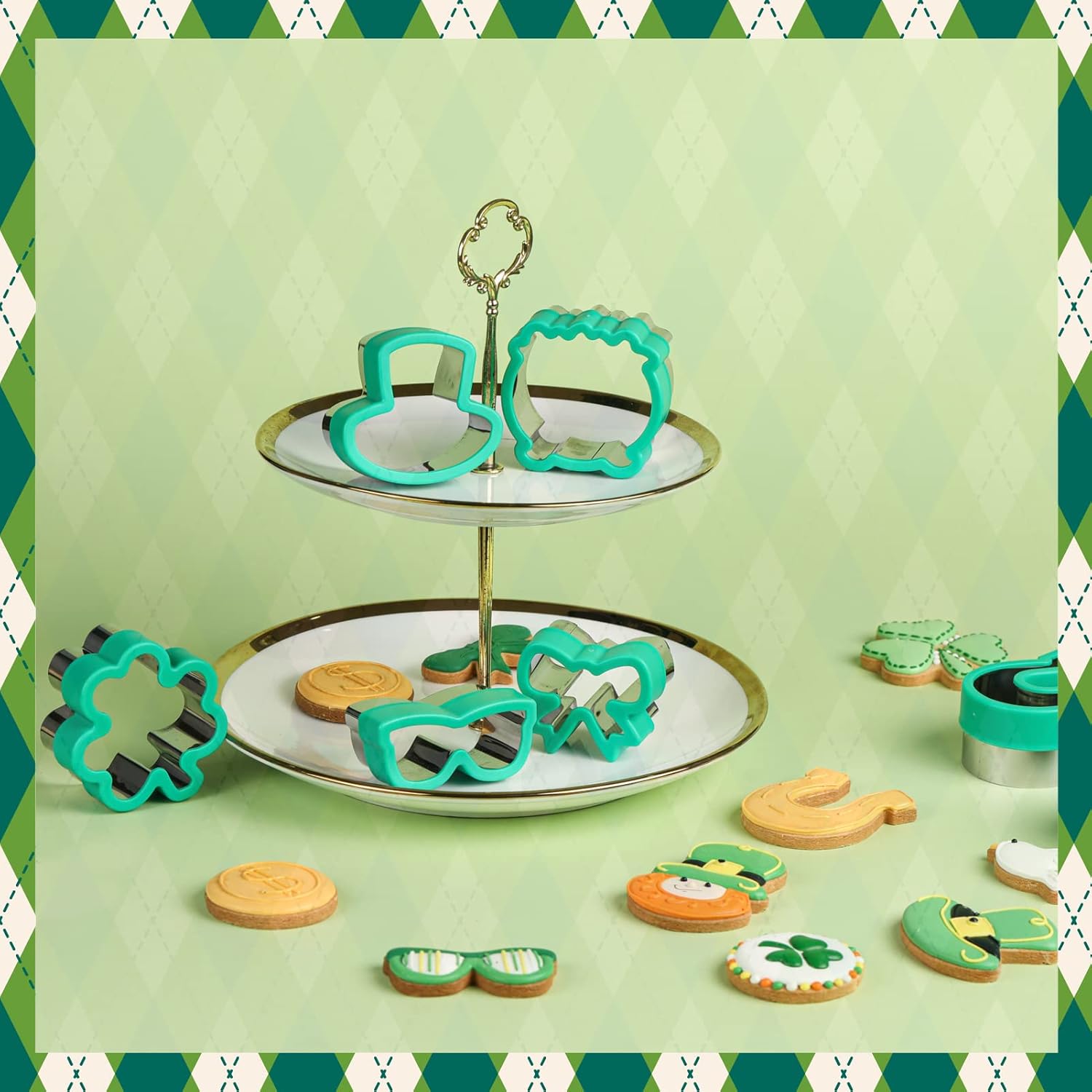 ETERSION St Patricks Day Cookie Cutters 9 Pieces 1