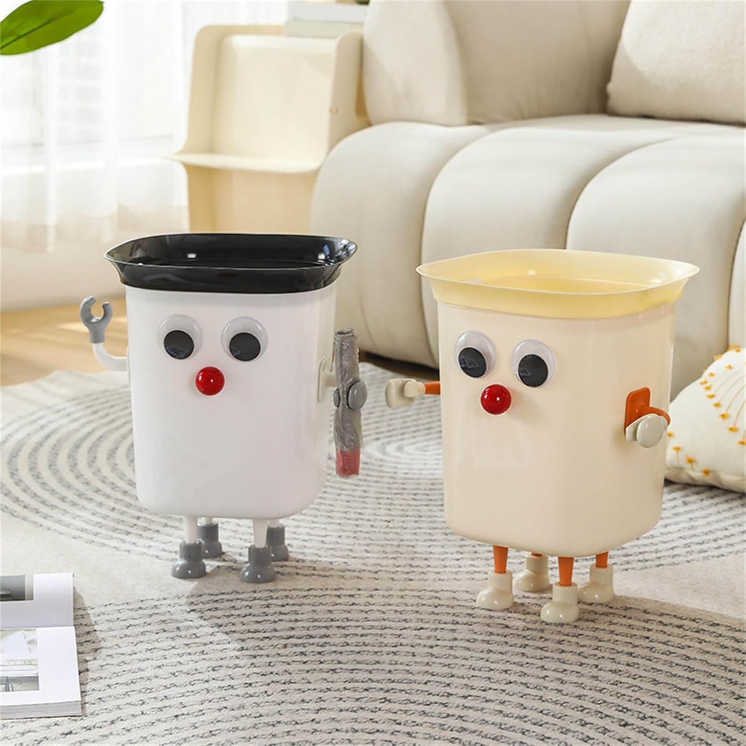 Funny Large Eye Trash Bin for Home Kitchen Office