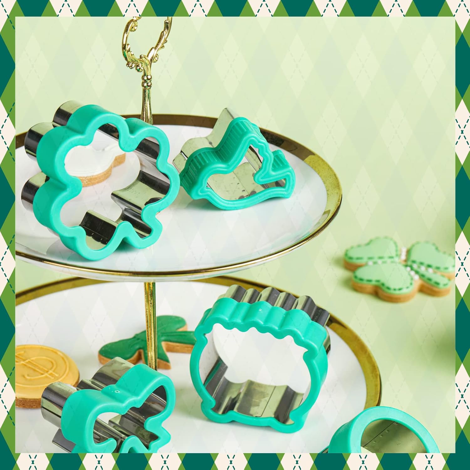 ETERSION St Patricks Day Cookie Cutters 9 Pieces 1