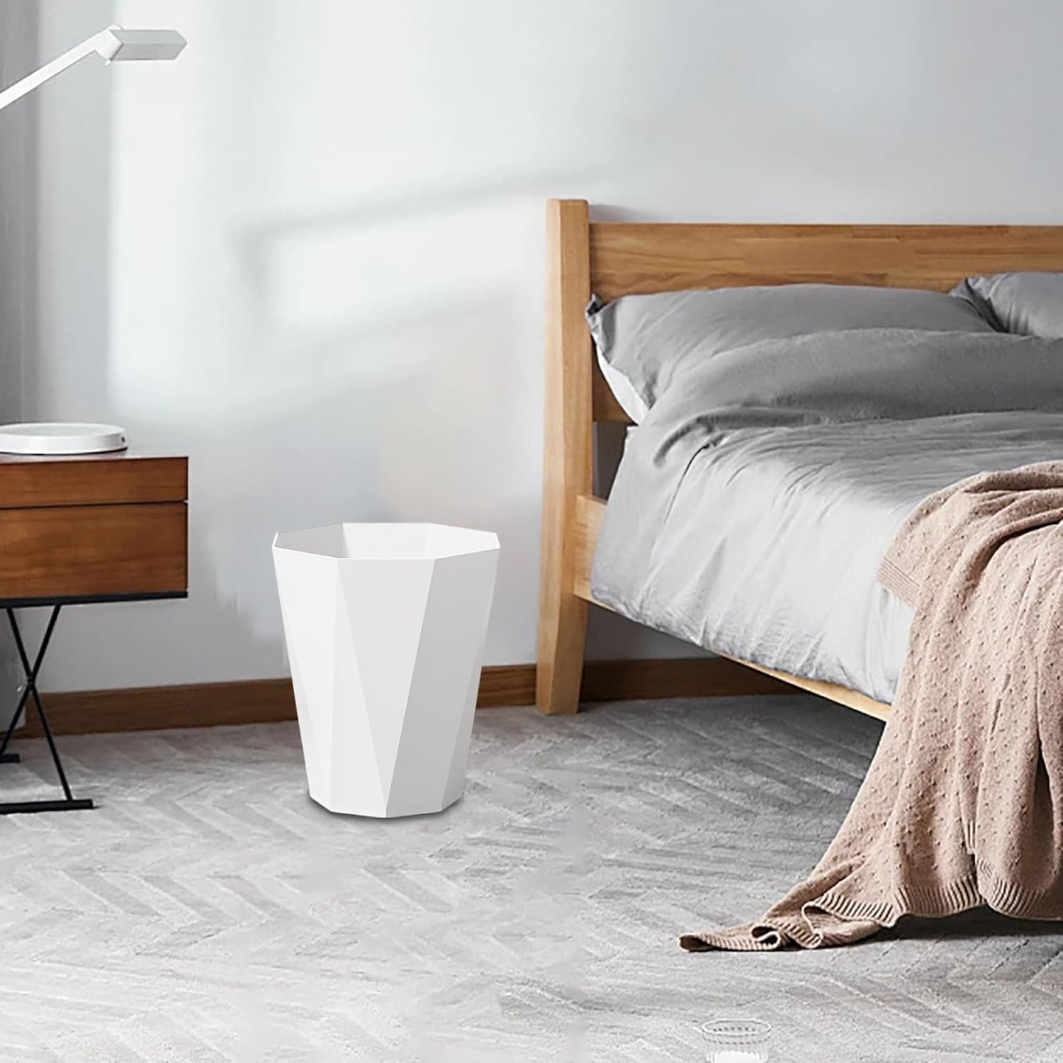 Polygon Small Trash Can with Elegant Design