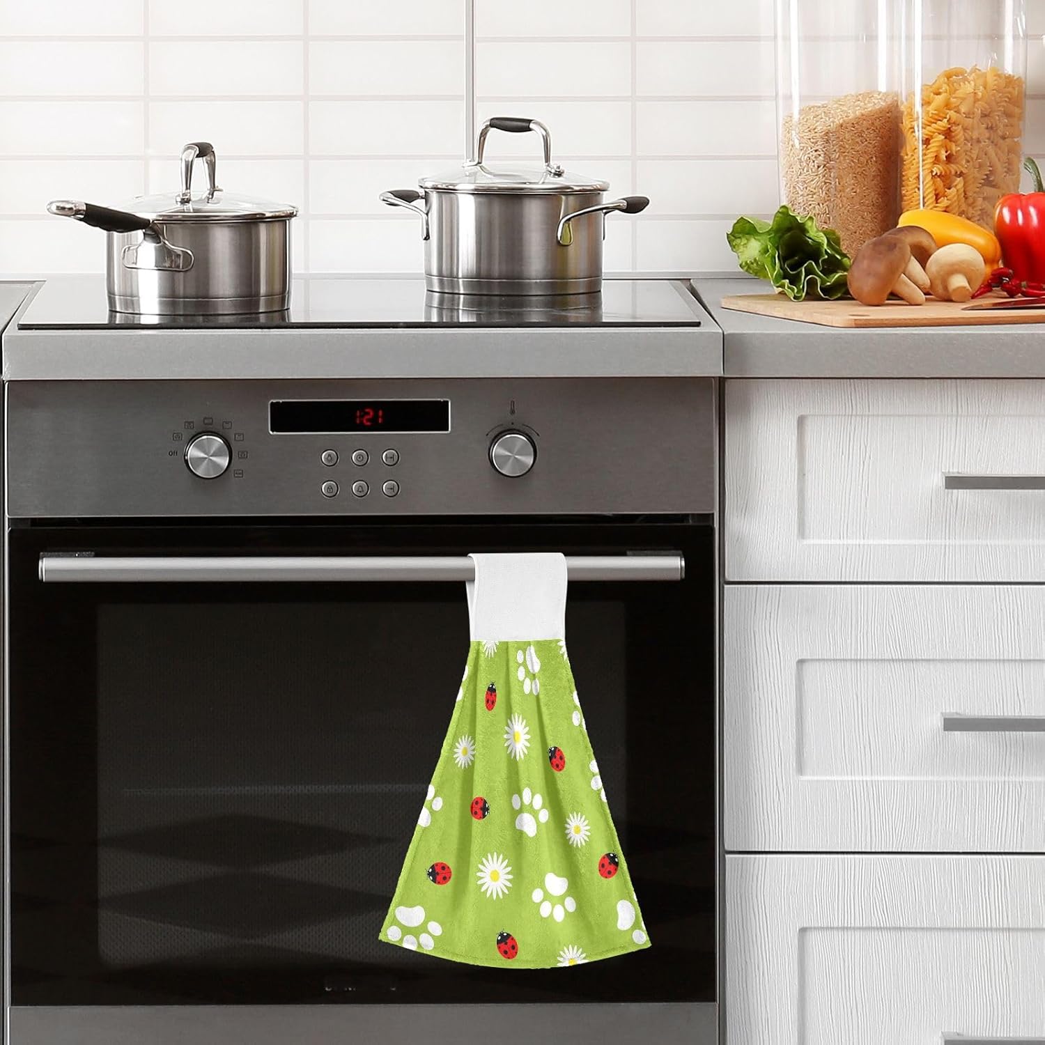OTVEE Paws and Ladybirds Kitchen Towels 2 Piece