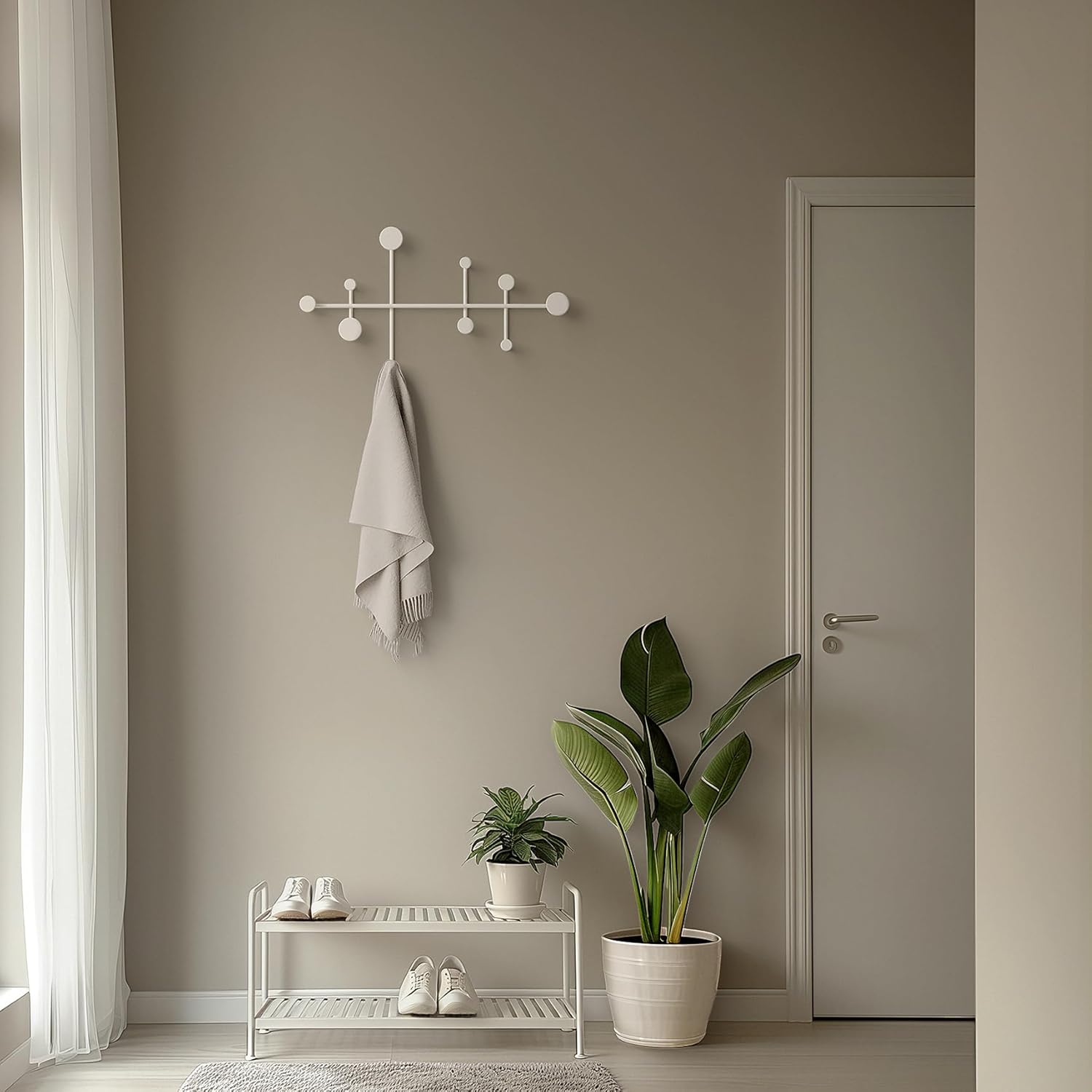 Sval Wall Wardrobe Modern Minimalist Coat Hook Design