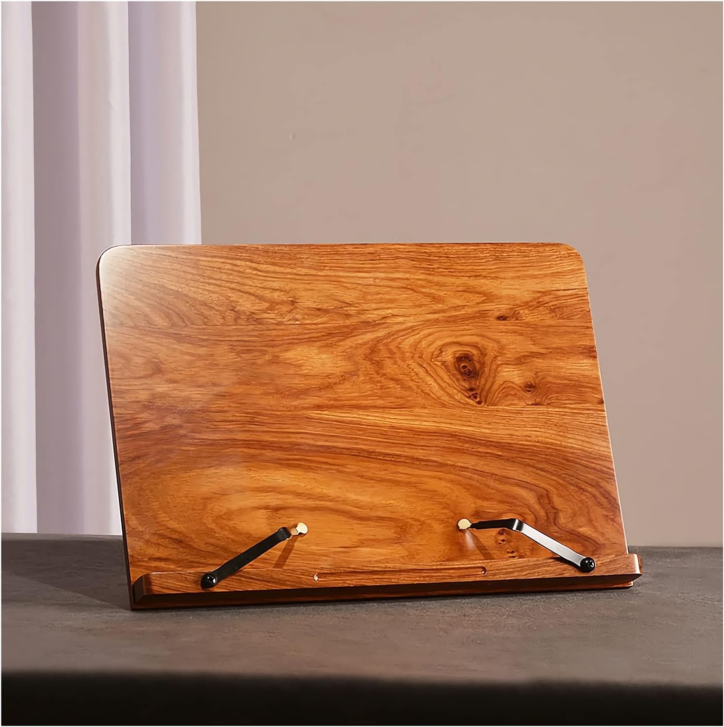 Yuidaaavzz Adjustable Book Stand for Kitchen Office Use