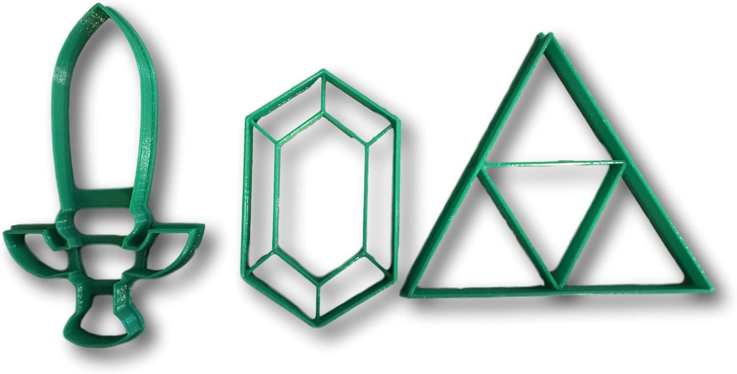 Arbi Design Legendary Sward and Stones Cookie Cutters Set of 3
