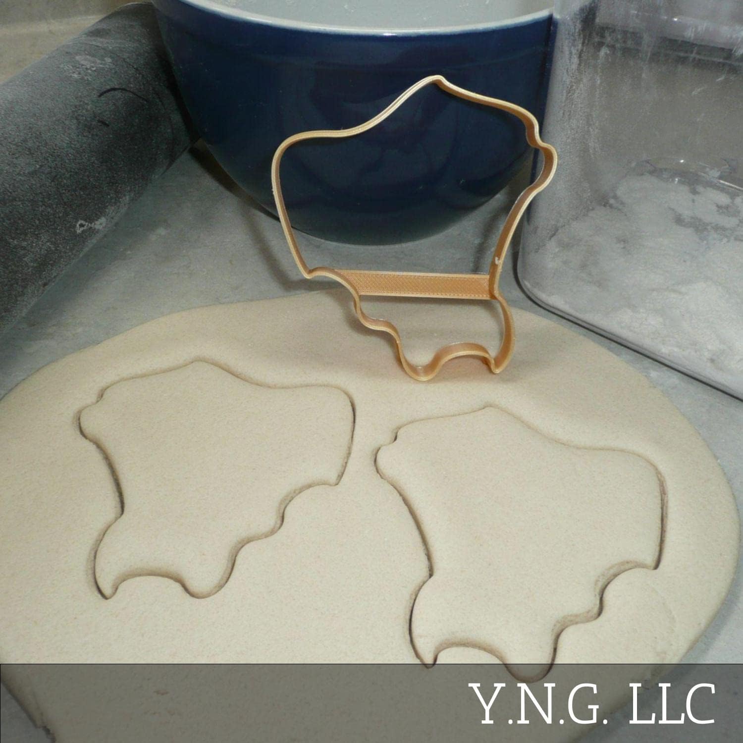 LUQUILLO PUERTO RICO MUNICIPALITY OUTLINE COOKIE CUTTER MADE IN USA