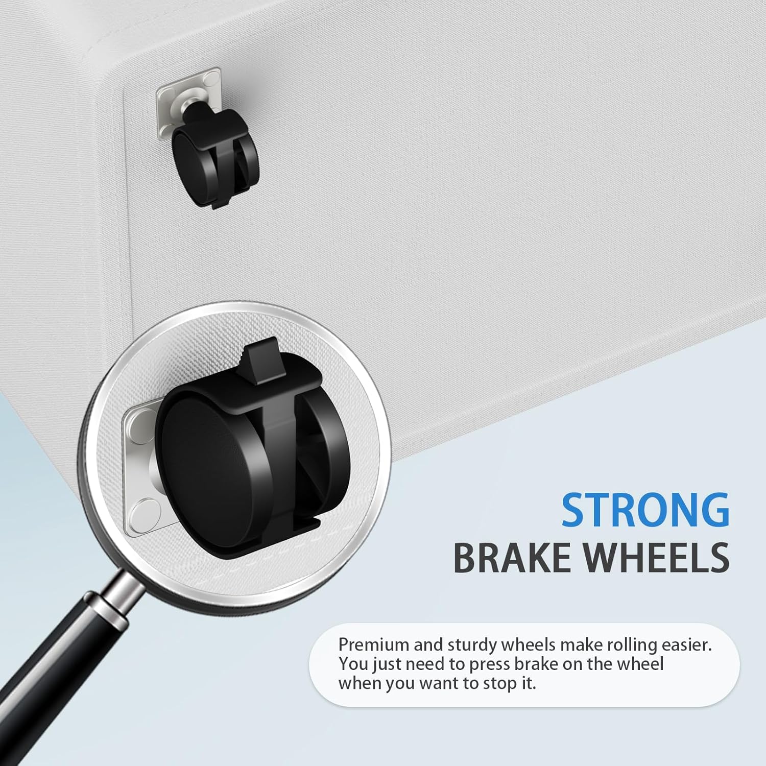 HomeHacks 75L Rolling Laundry Basket with Wheels 1