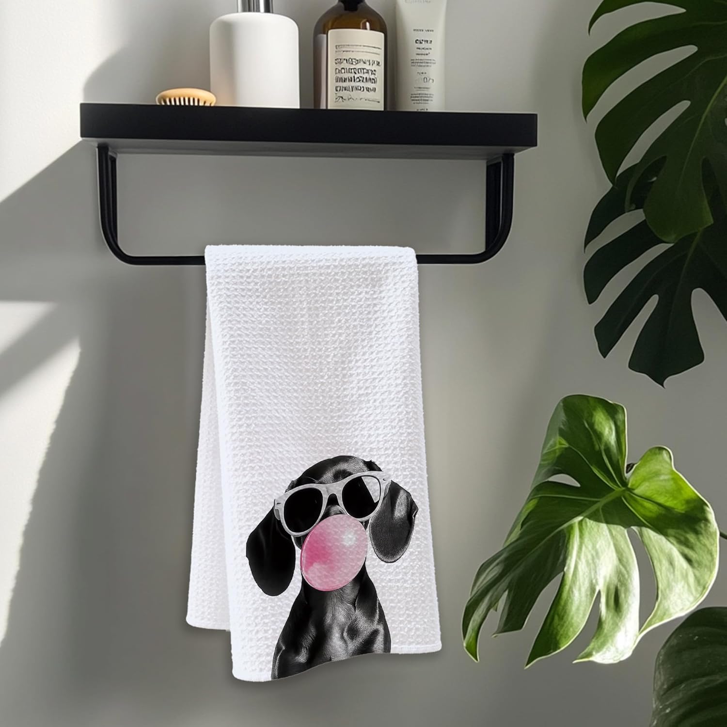 Funny Dachshund Hand Towels 16x24 Inch 1
