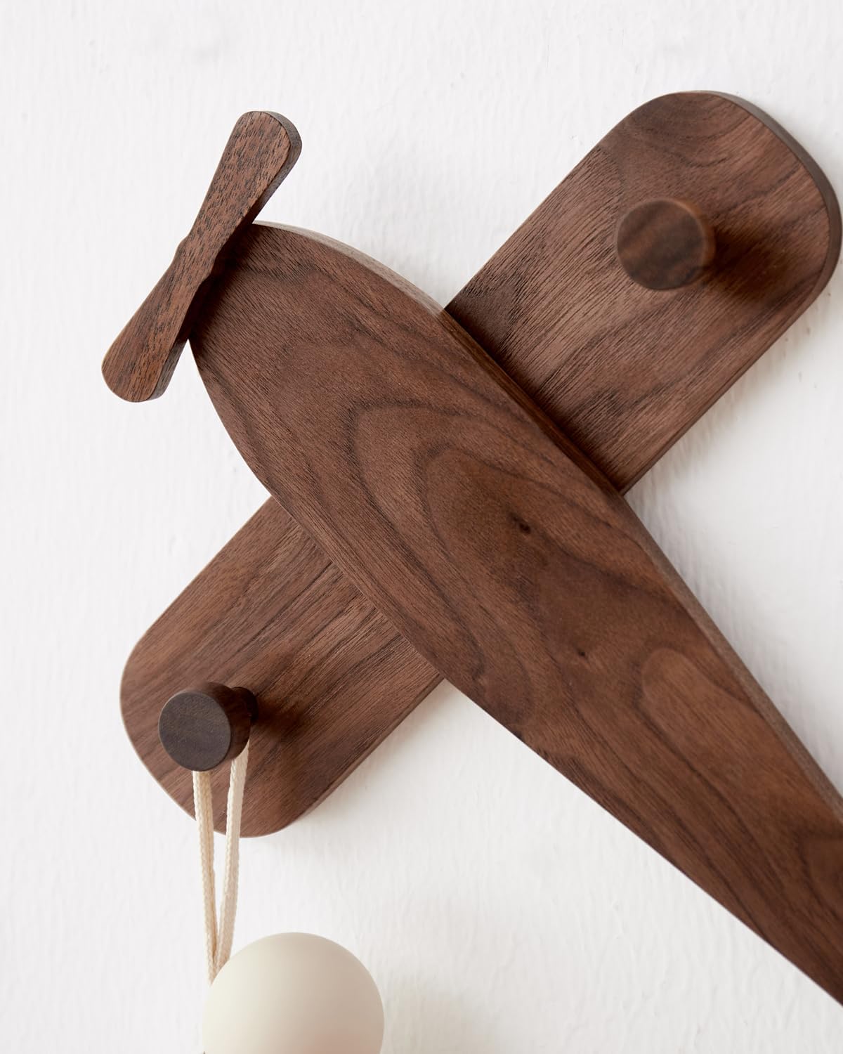 Vinoil Kids Coat Rack Wall Mount Airplane Shape
