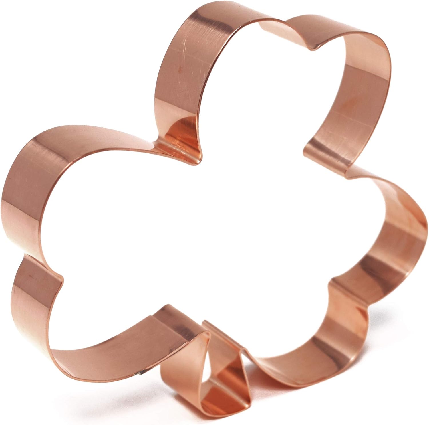 The Fussy Pup Shamrock Cookie Cutter 5 in Copper 1