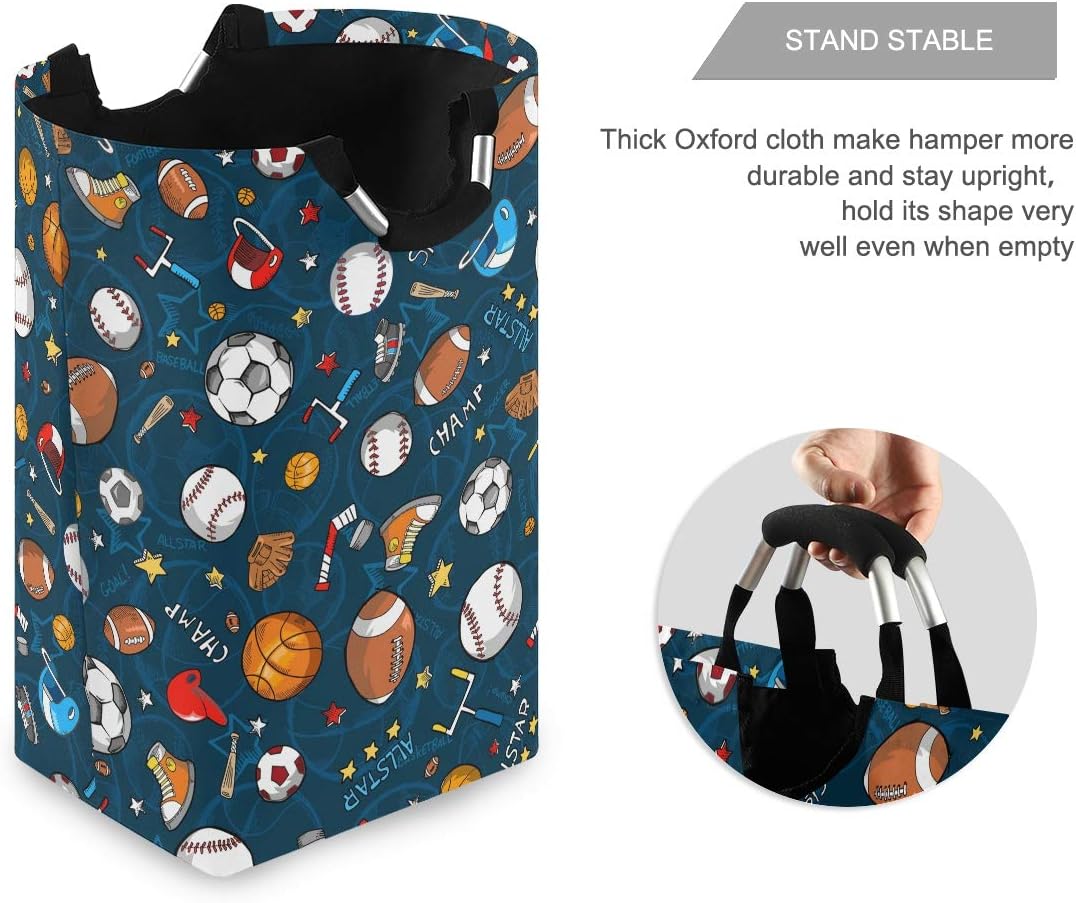 MOYYO Large Foldable Laundry Basket with Handles