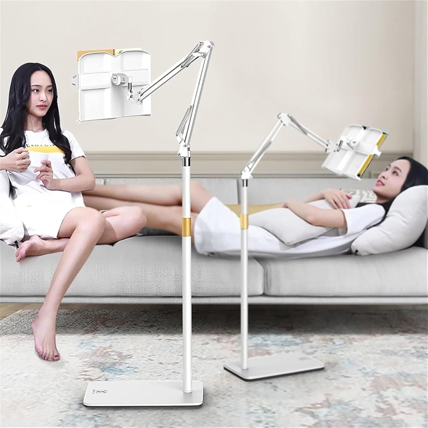 Yuidaaavzz Floor Stand for Book Reading