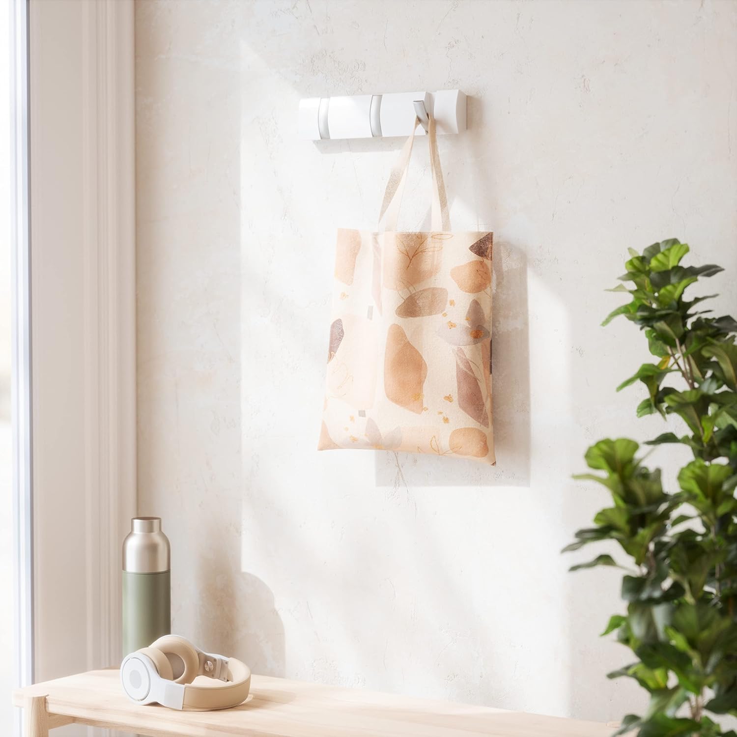 Umbra Flip 3-Hook Wall-Mounted Coat Rack 1