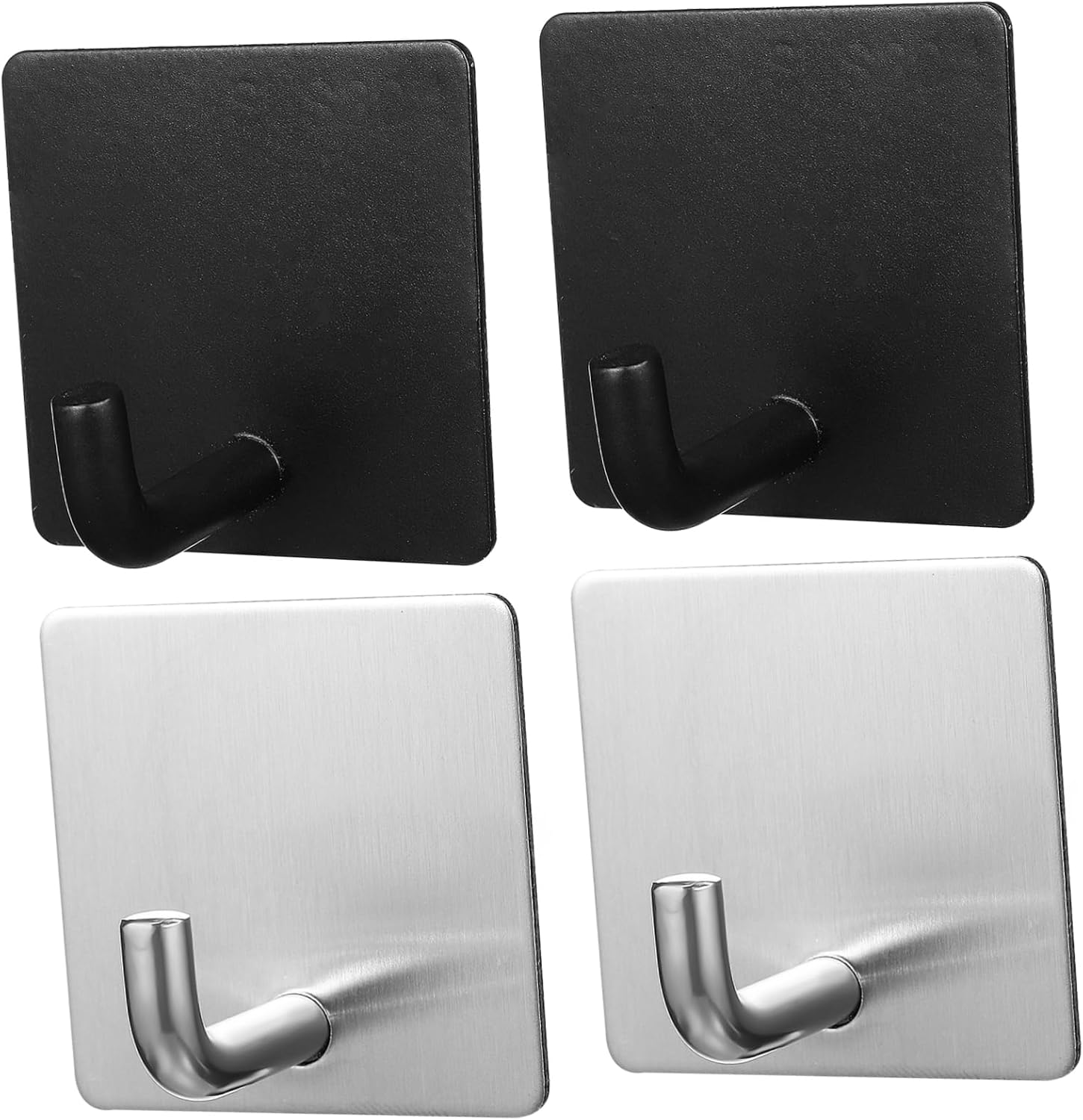 4Pcs Modern Wall Hooks for Towels Coats Hats
