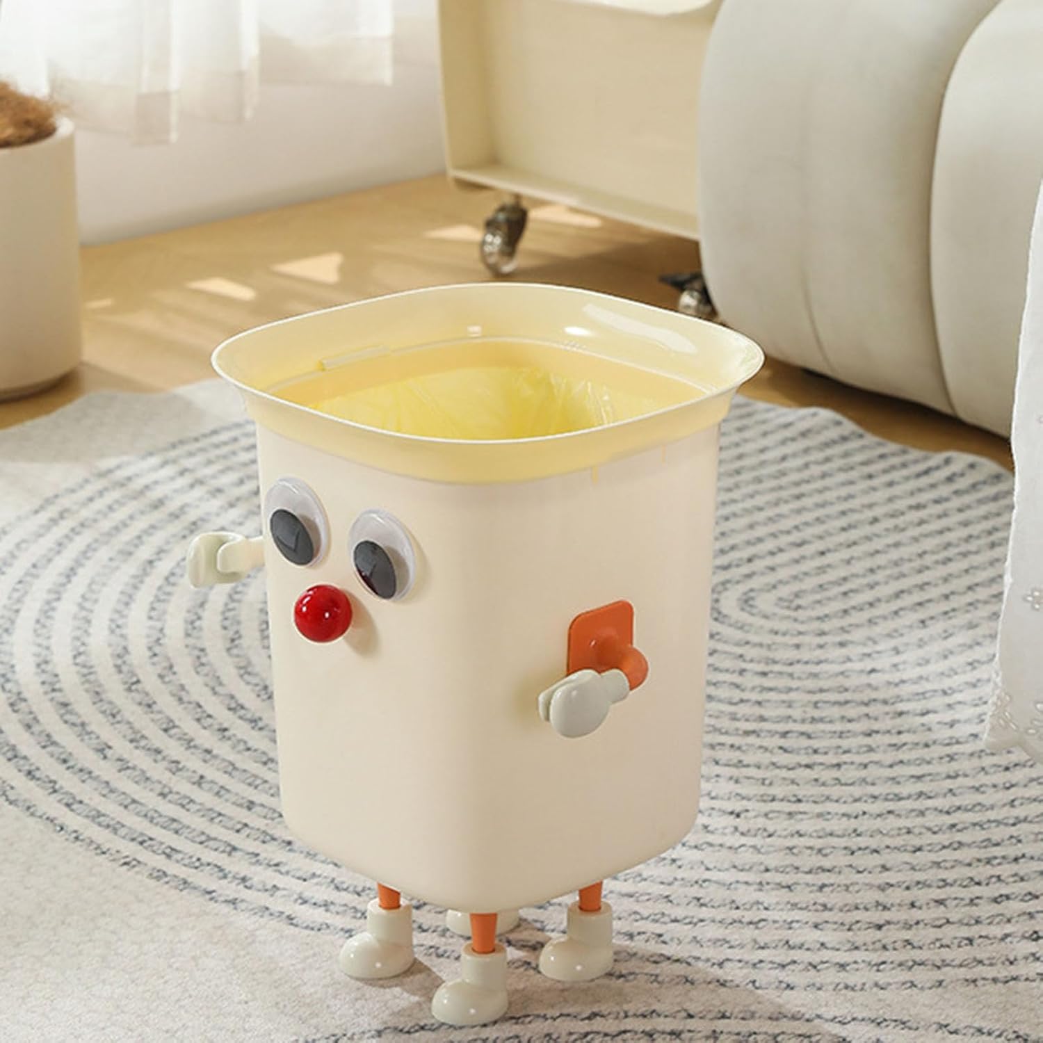 Funny Large Eye Trash Bin for Home Kitchen Office