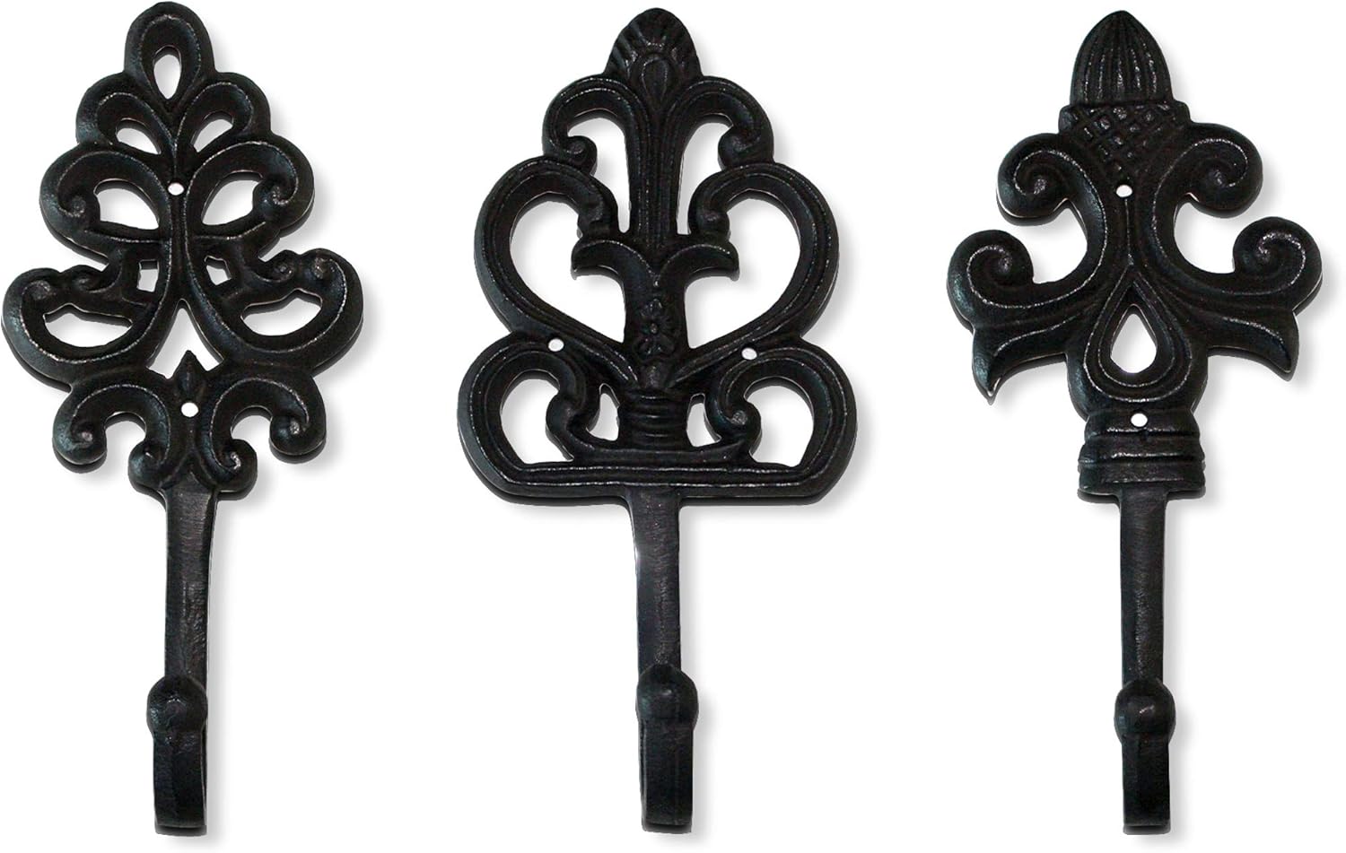 Wallcharmers Set of 3 Rustic Wall Hooks 8 Inch