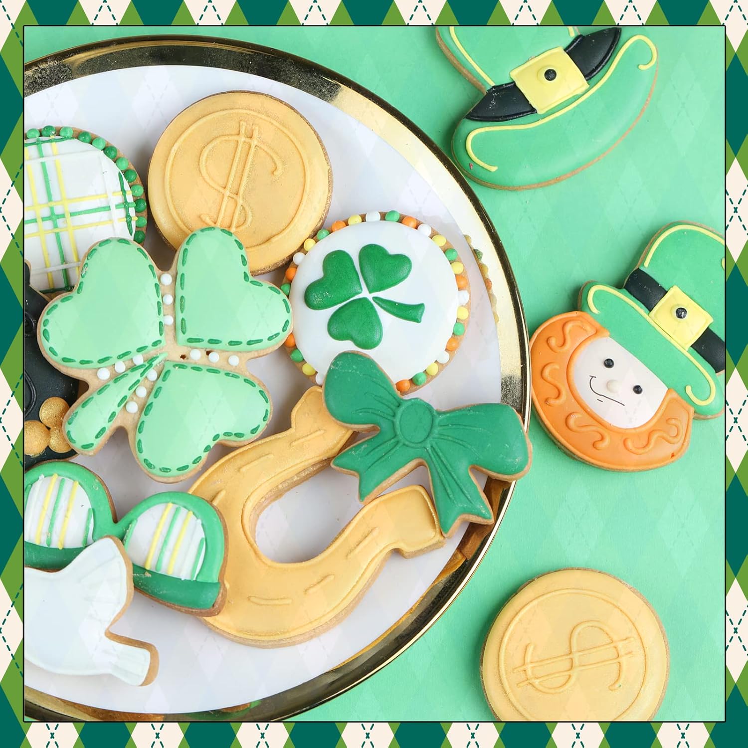 ETERSION St Patricks Day Cookie Cutters 9 Pieces 1