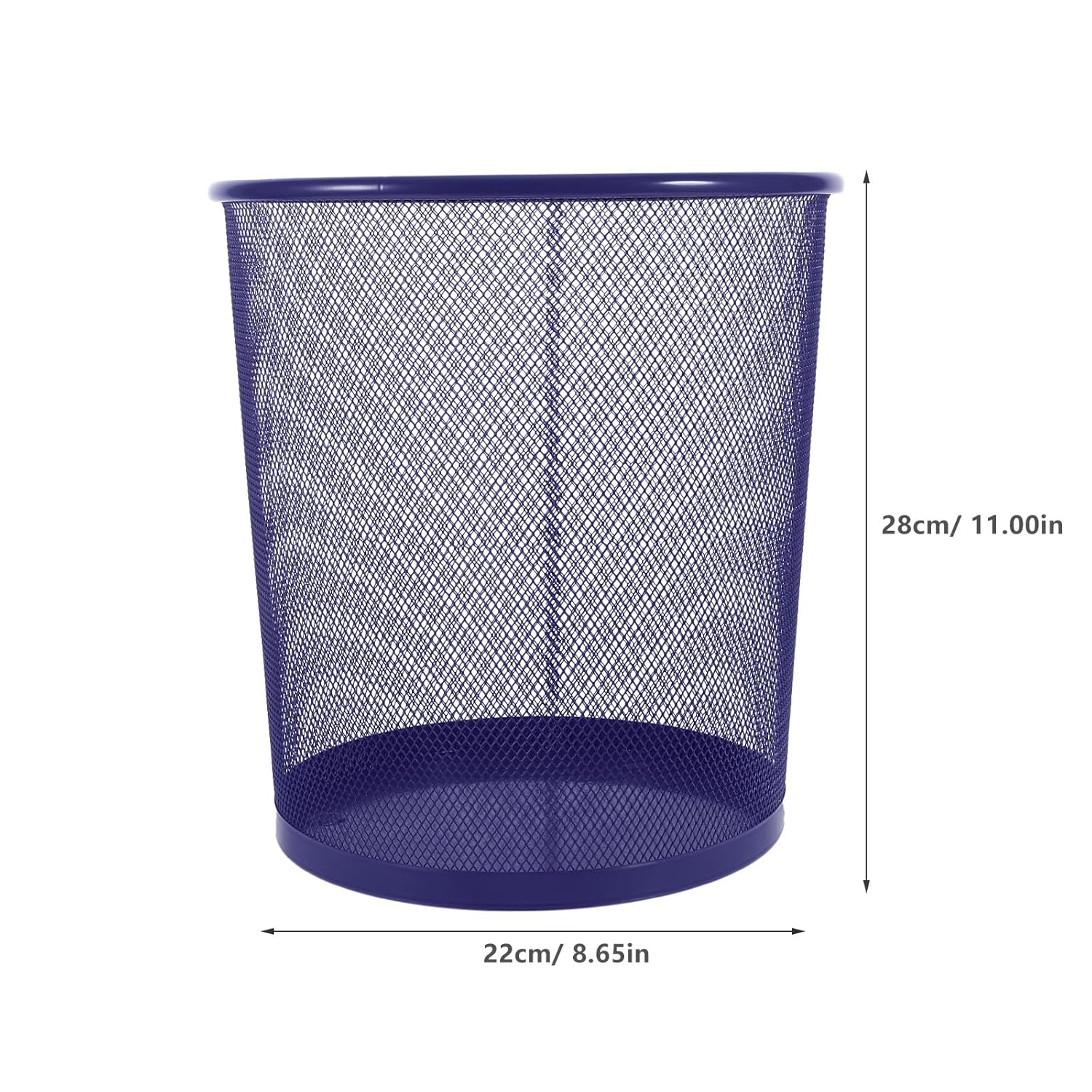 PRETYZOOM 3 Gallon Mesh Trash Can Open Top Waste Basket