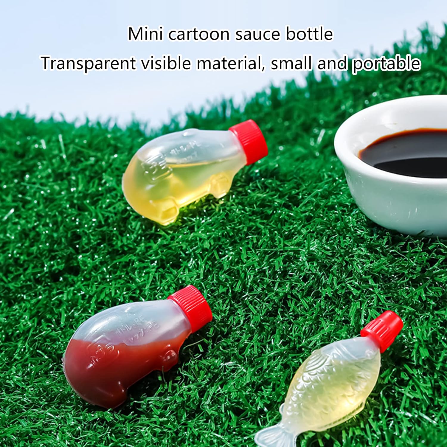 15pcs Mini Sauce Bottle Set for Camping and Travel