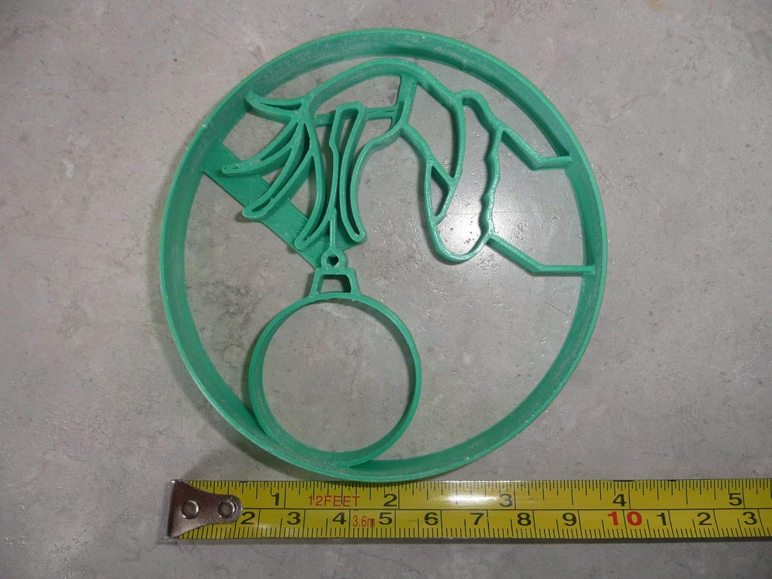 The Grinchy Hand Holding Christmas Ornament Cookie Cutter