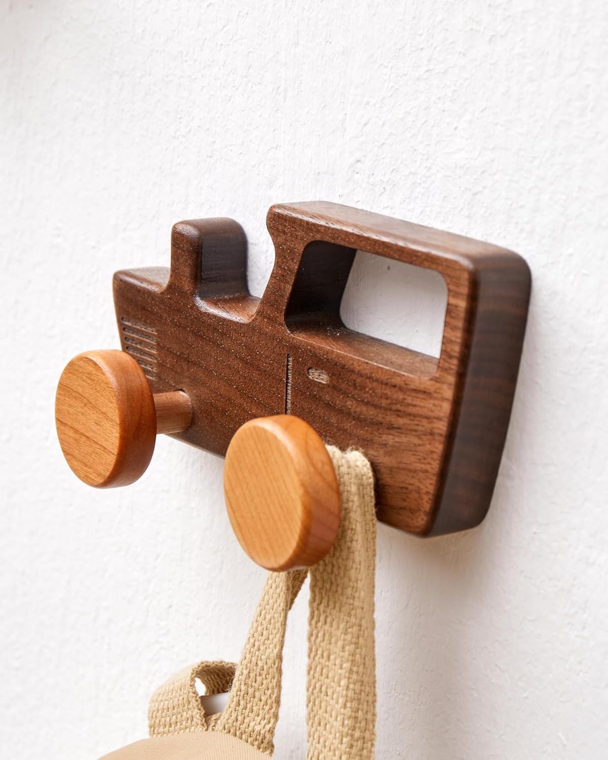 Vinoil Kids Car-Shaped Coat Hooks 4 Pack