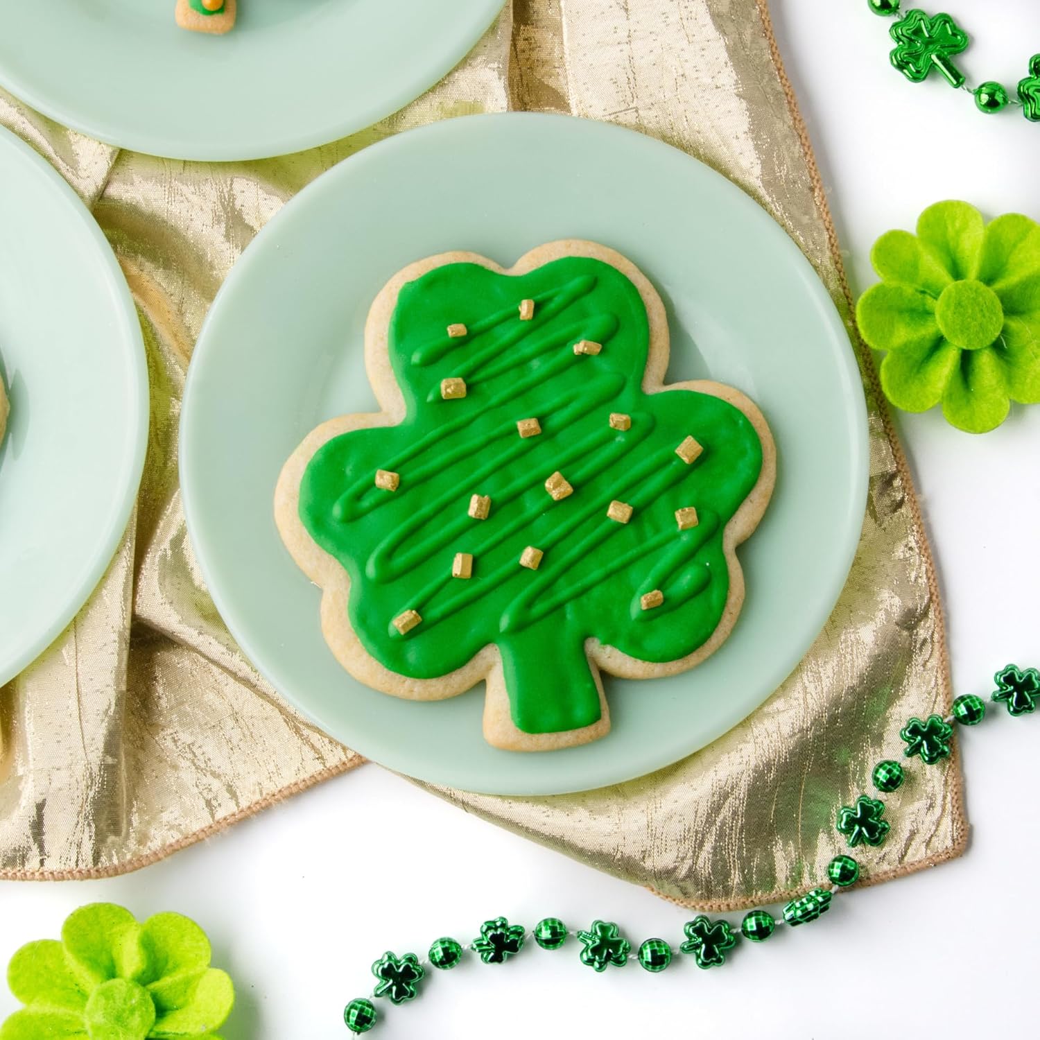 Cookie Cutter Kingdom Shamrock 3 Pack Stainless Steel