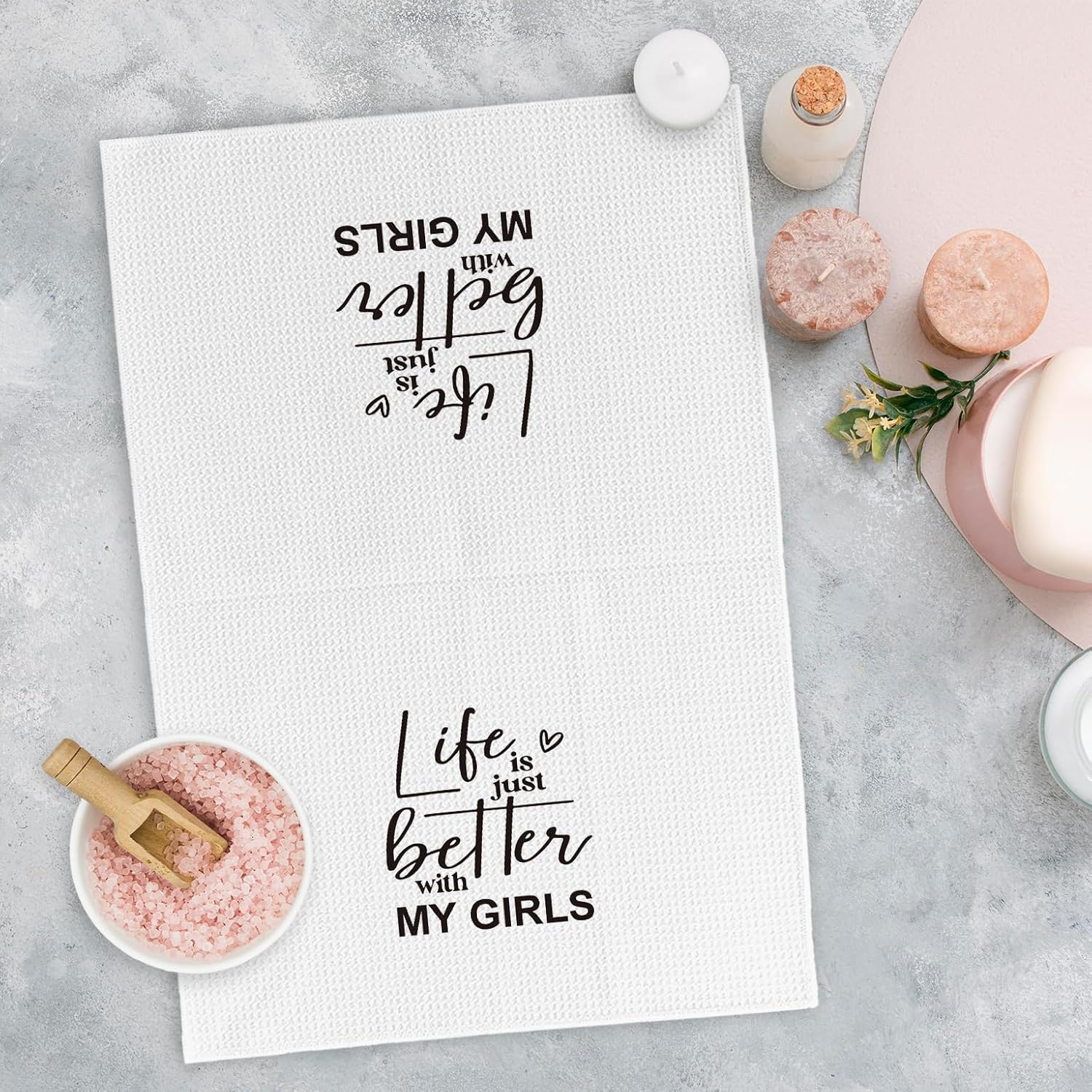 Yorhifa Kitchen Bath Towels - 16x24 Inches for Home
