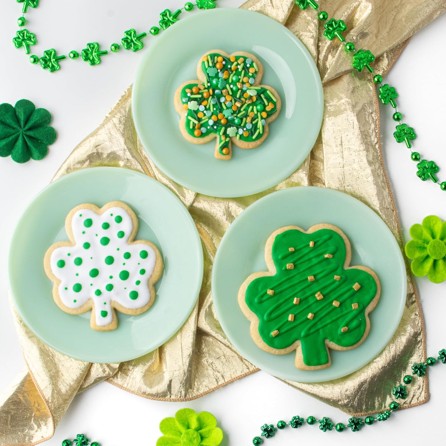 Cookie Cutter Kingdom Shamrock 3 Pack Stainless Steel